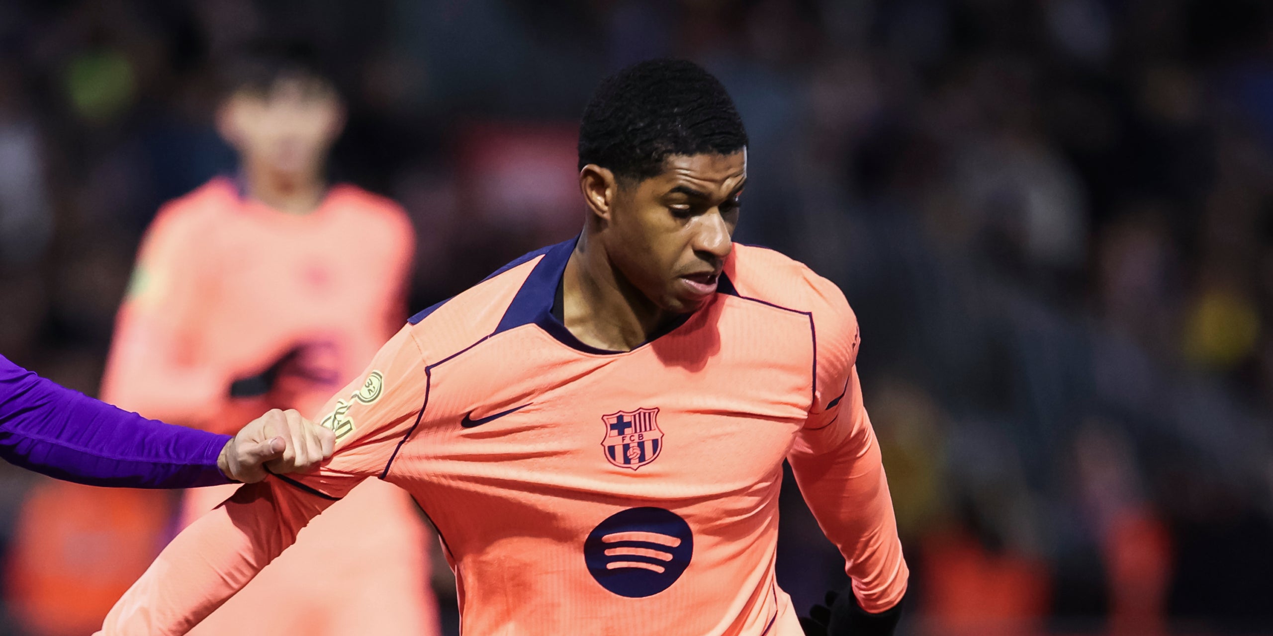 Marcus Rashford, durant un partit amb el Barça | Europa Press