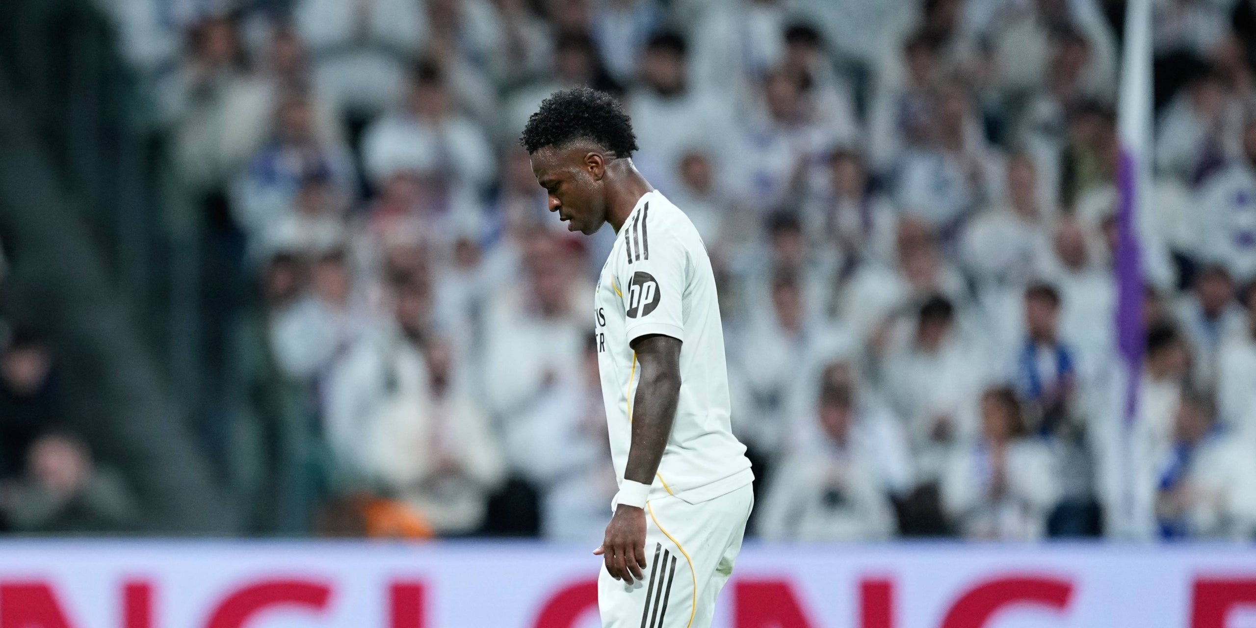 Vinicius durant el Madrid-Sevilla de Lliga | Europa Press