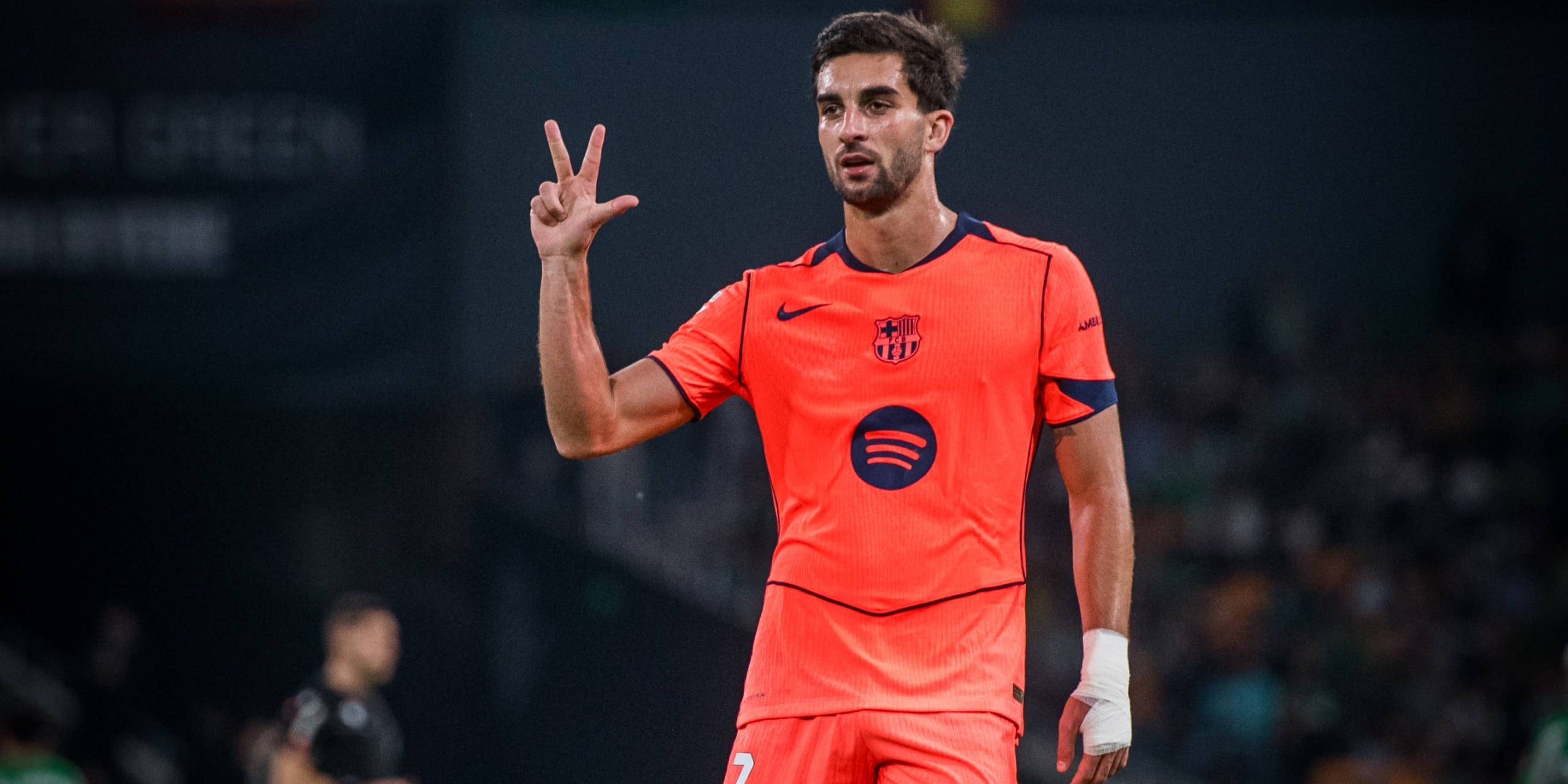 Ferran Torres, celebrant el seu 'hat-trick' contra el Betis | FC Barcelona