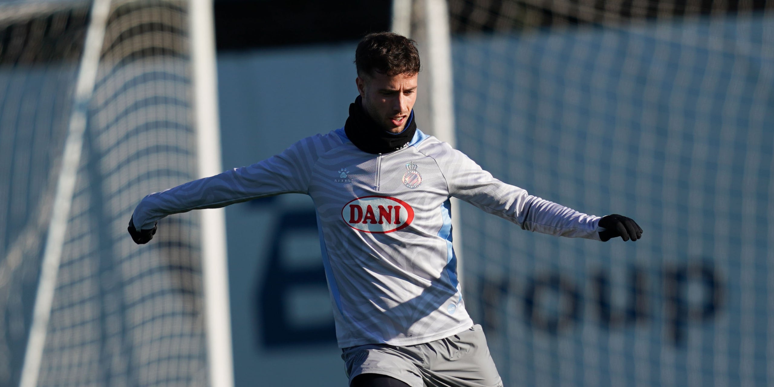 Javi Puado, durant un entrenament amb l'Espanyol | RCD Espanyol