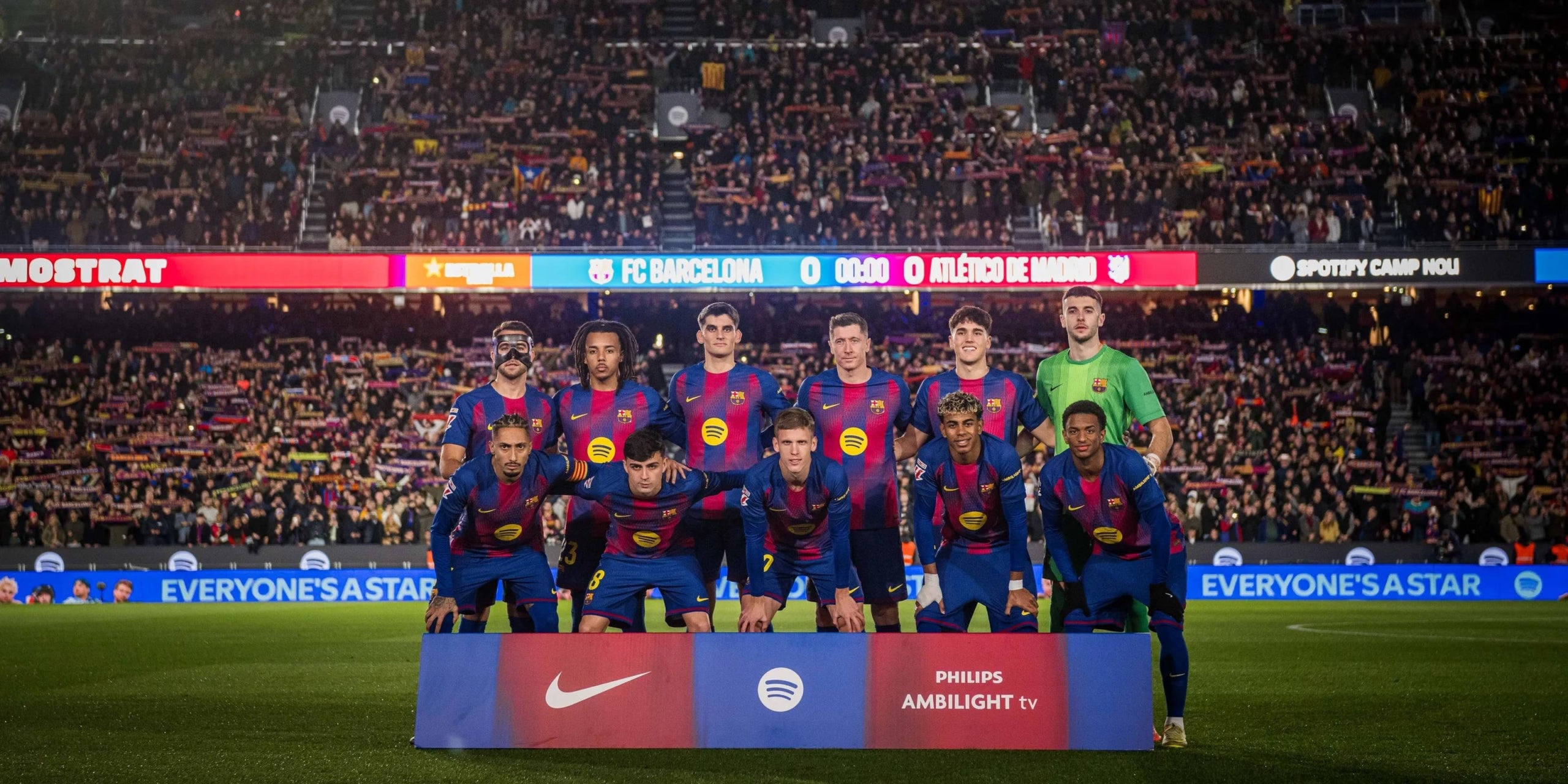 L'onze titular del Barça contra l'Atlètic de Madrid | FC Barcelona