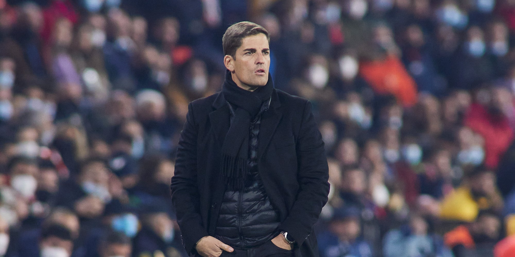 L'entrenador català Robert Moreno, durant la seva etapa al Granada | Europa Press