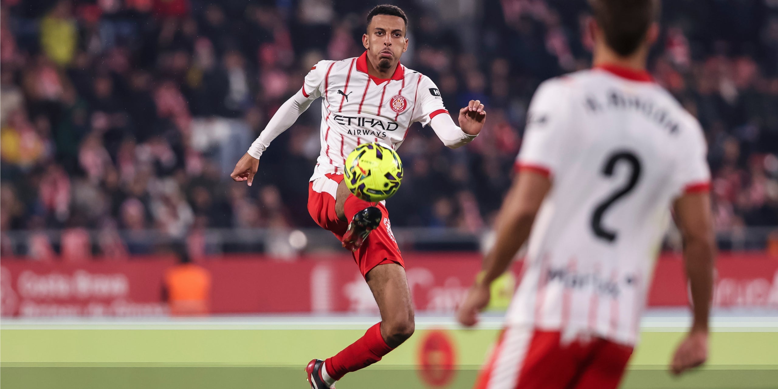 Azzedine Ounahi, durant un partit amb el Girona | Europa Press