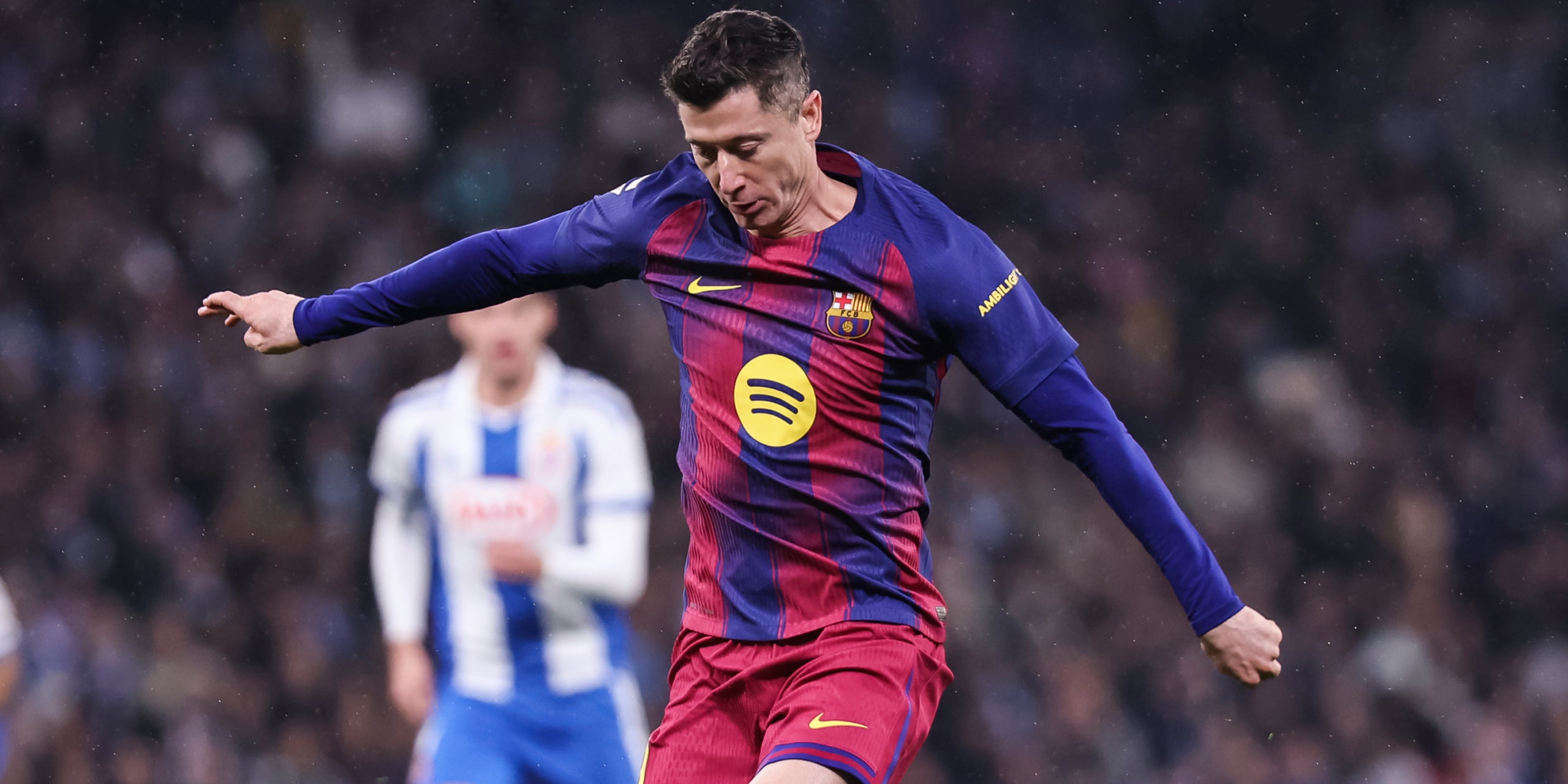 Robert Lewandowski, durant un partit amb el Barça | Europa Press