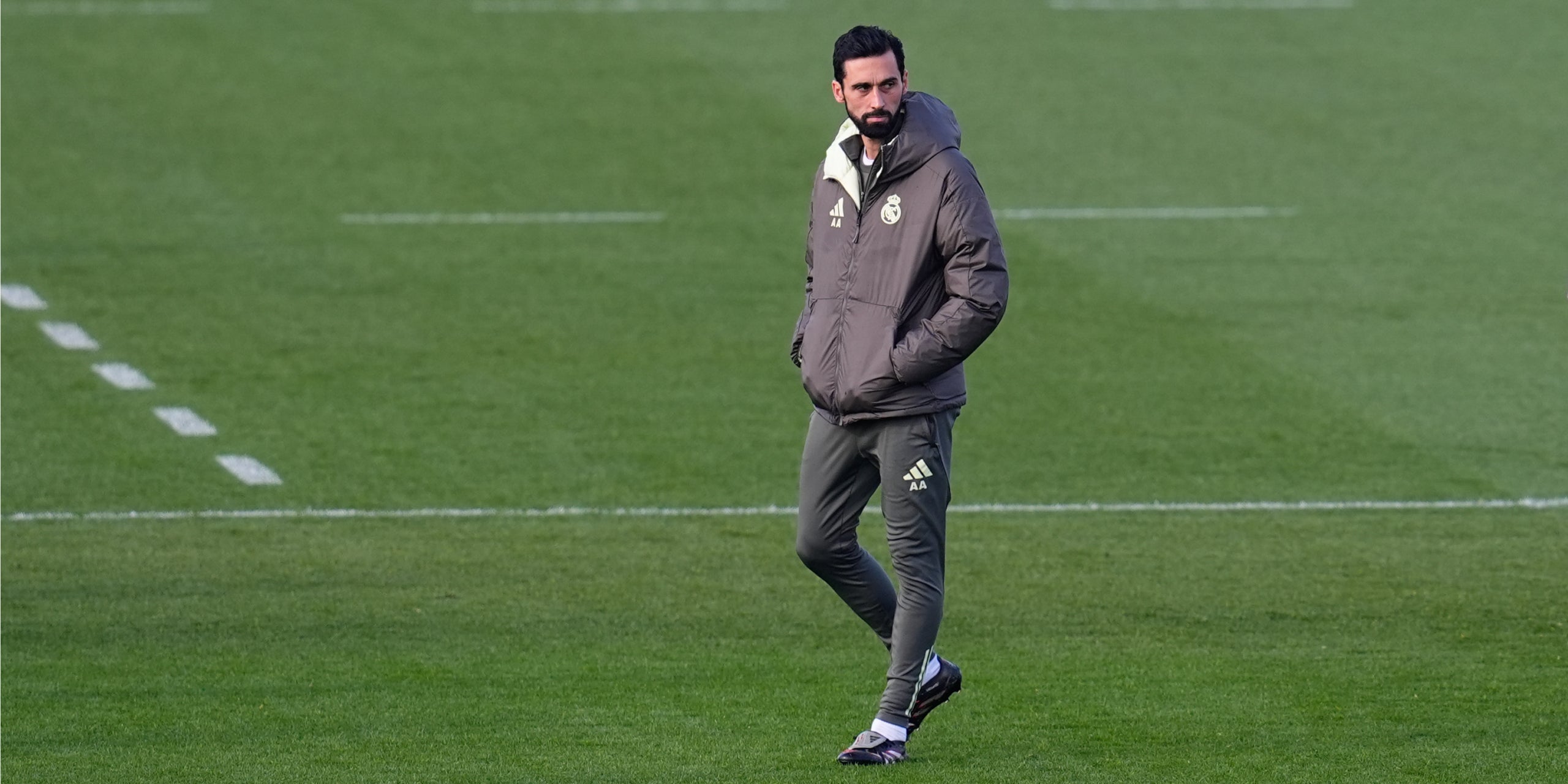 Álvaro Arbeloa, en un dels seus primers entrenaments al Madrid | Europa Press