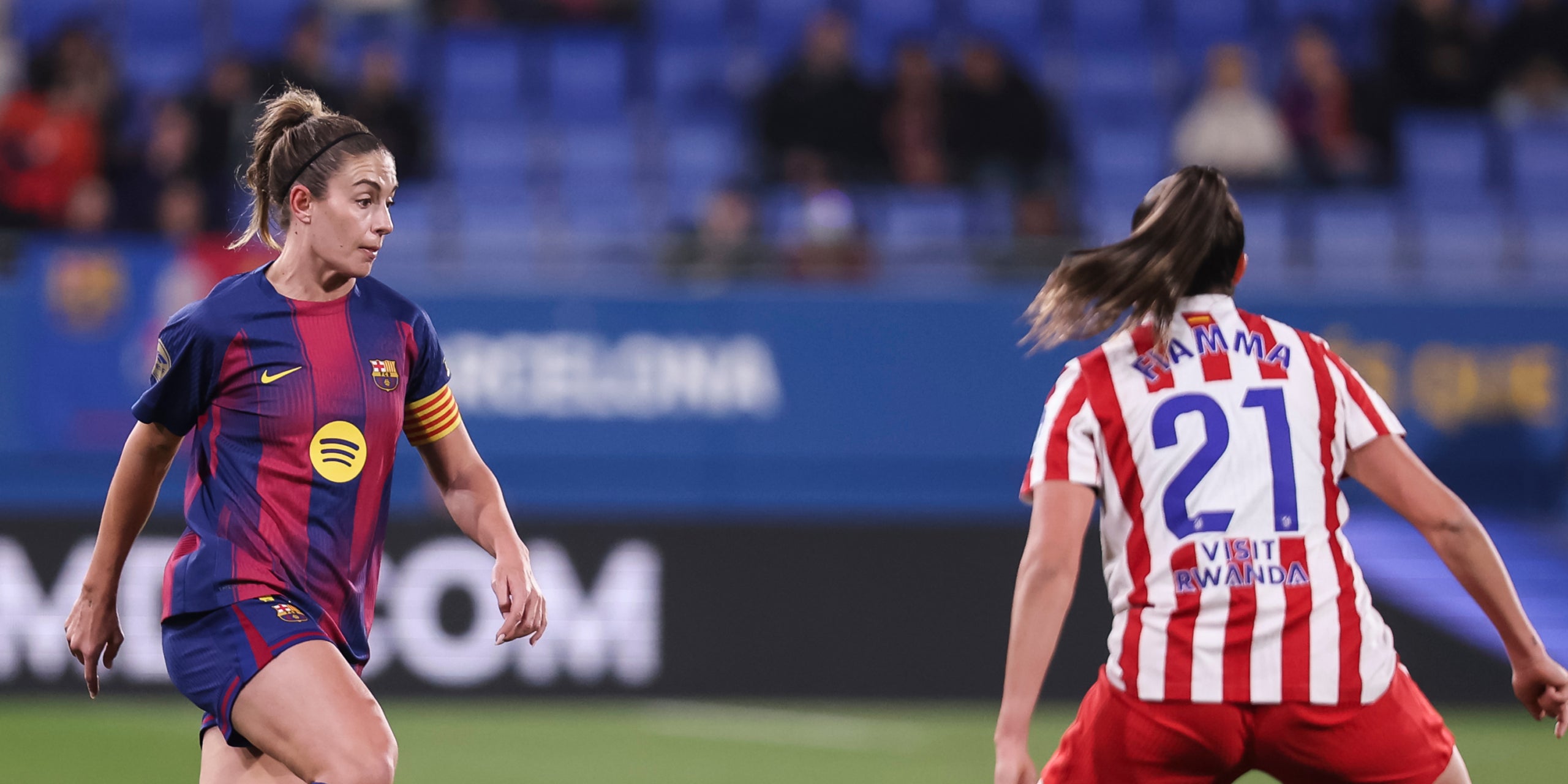 Alexia Putellas, durant el Barça-Atlètic de Madrid de Lliga F | Europa Press