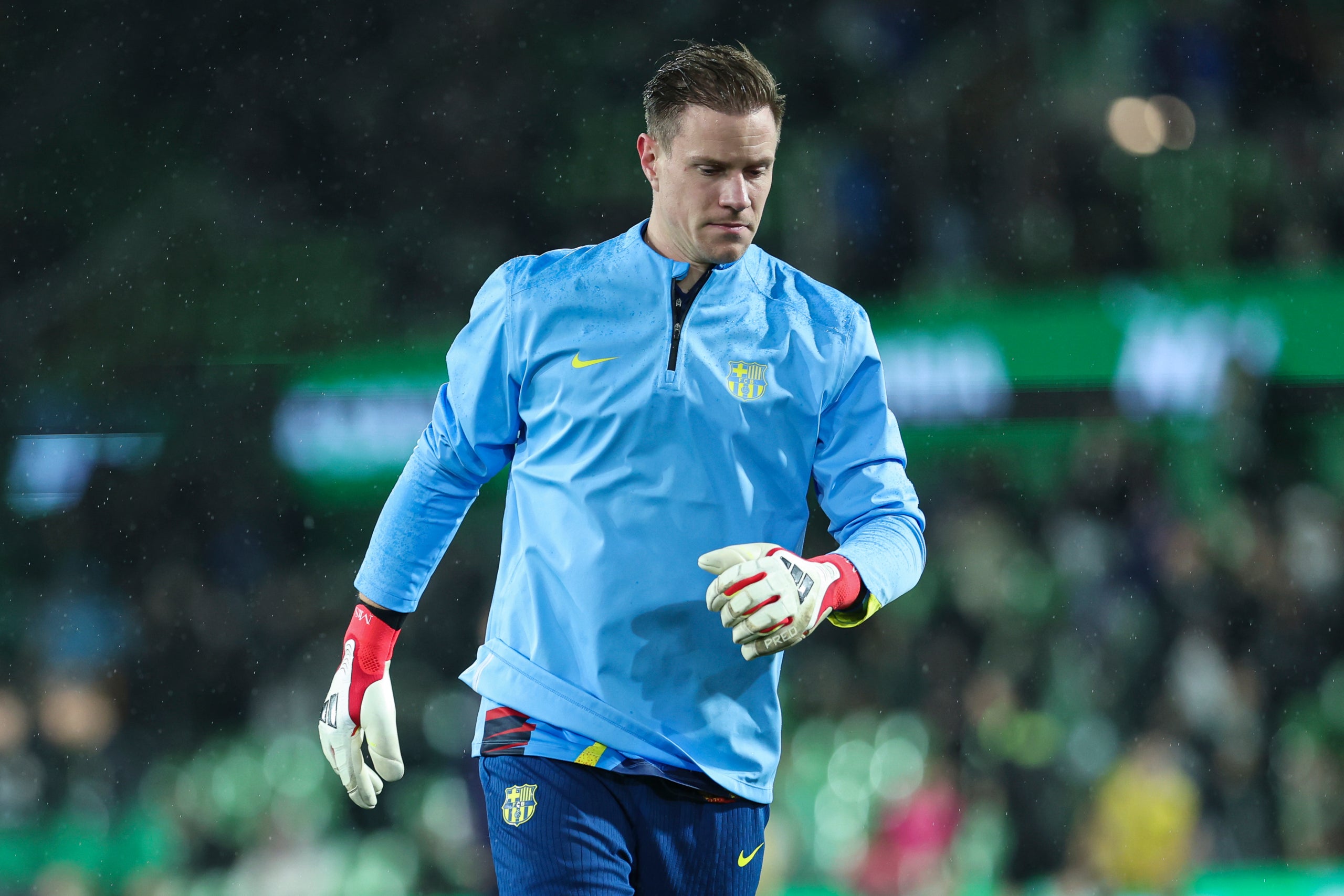 Marc-André ter Stegen, abans del partit contra el Racing de Santander | Europa Press