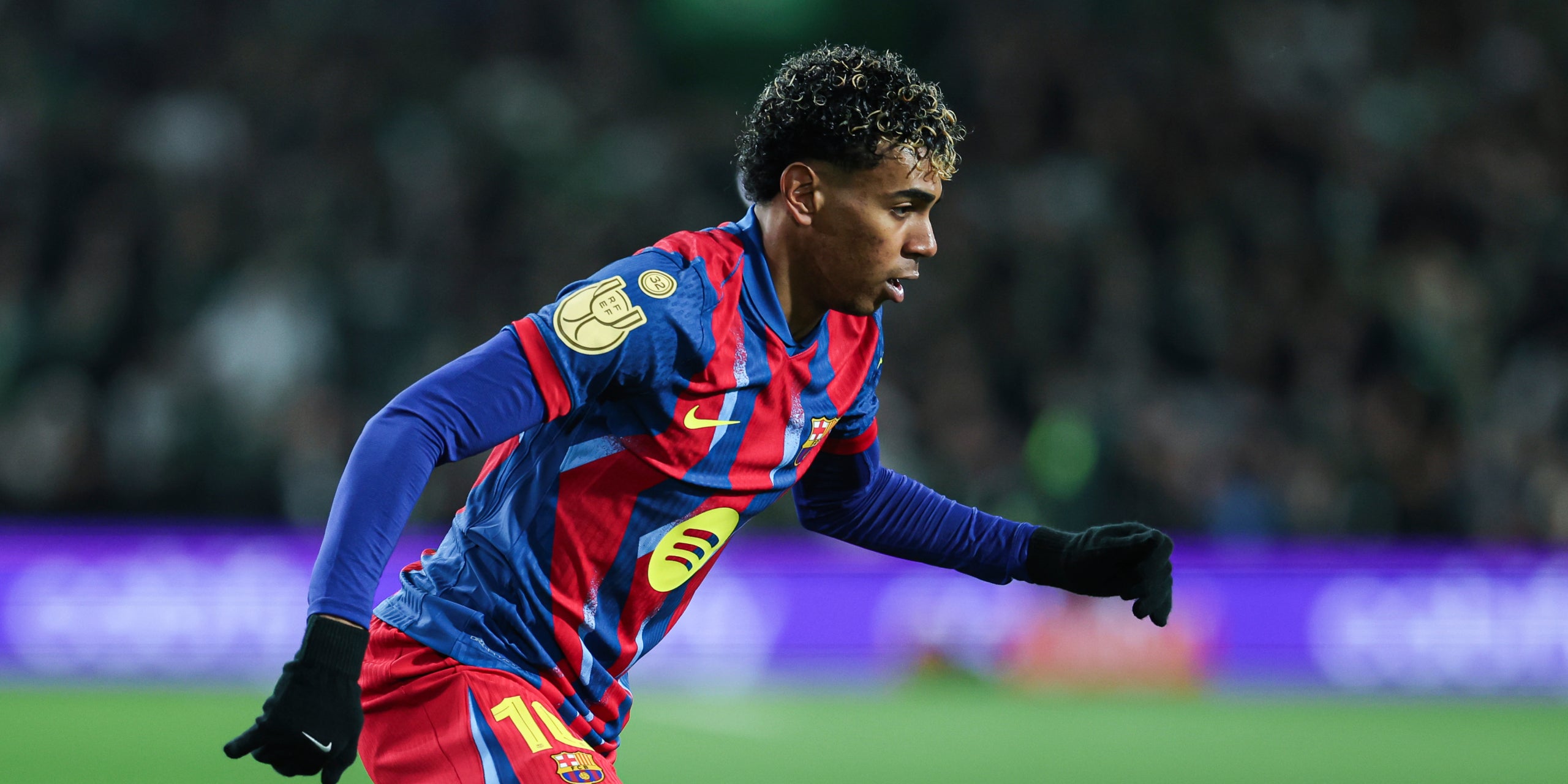 Lamine Yamal, durant un partit amb el Barça | Europa Press