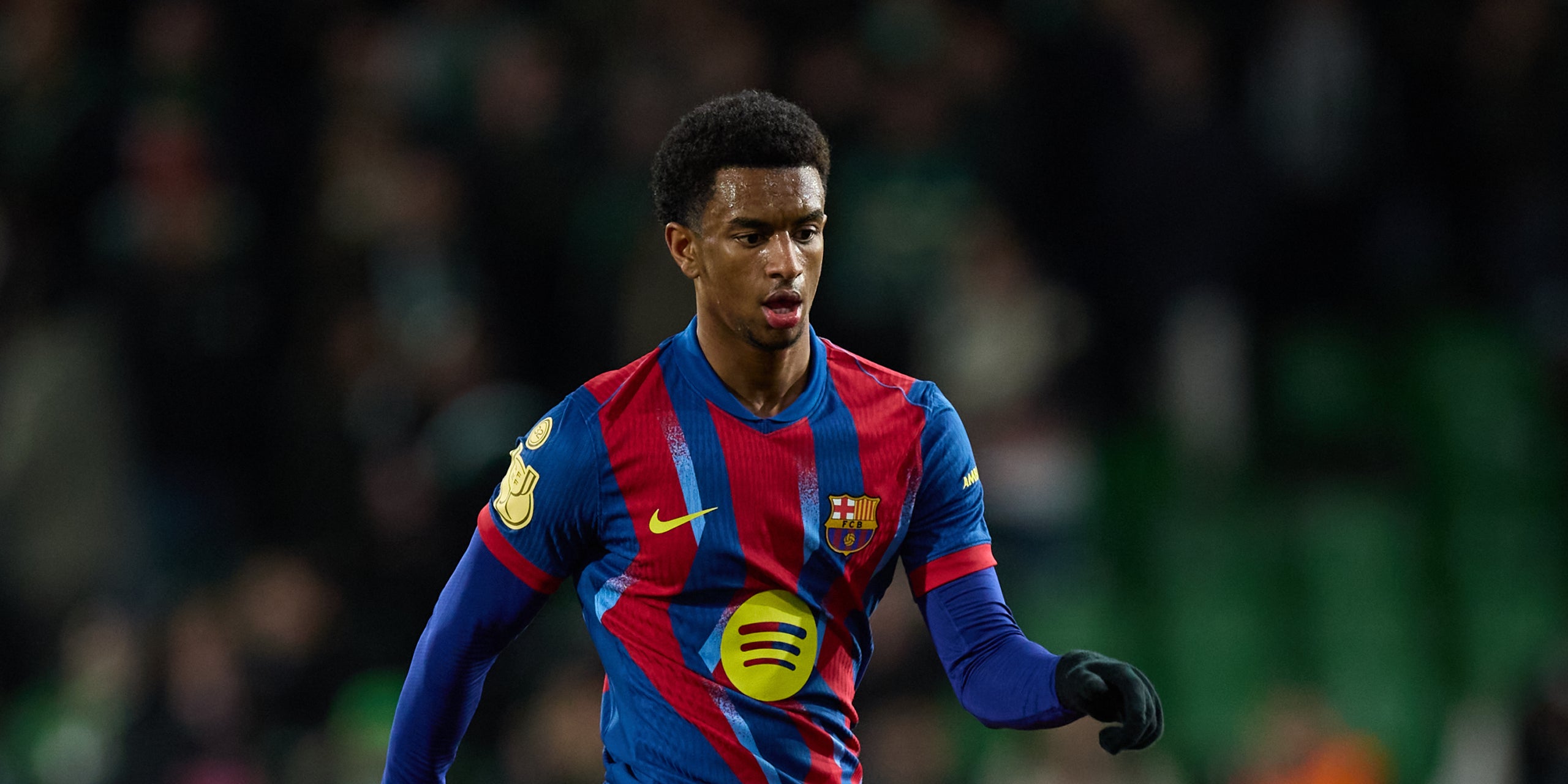 Alejandro Balde, durant un partit amb el Barça | Europa Press