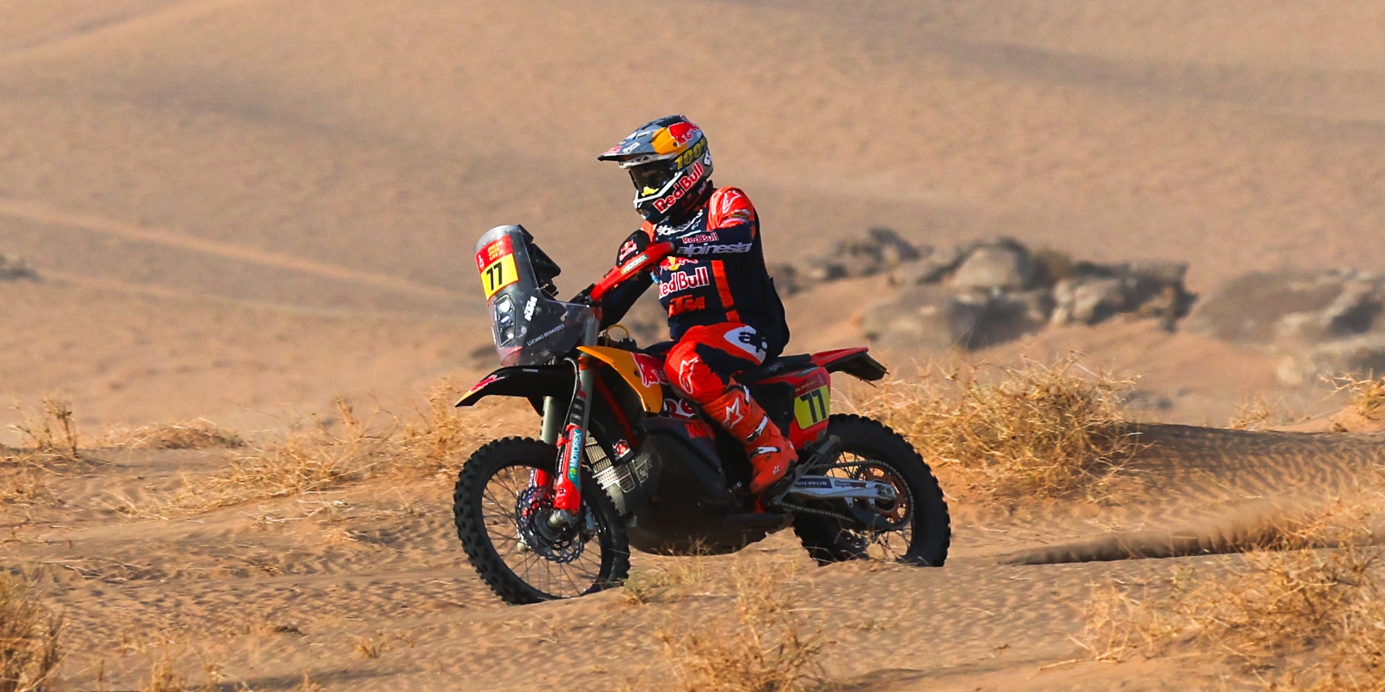 L'argentí Luciano Benavides, durant una etapa al Dakar 2026 | Europa Press