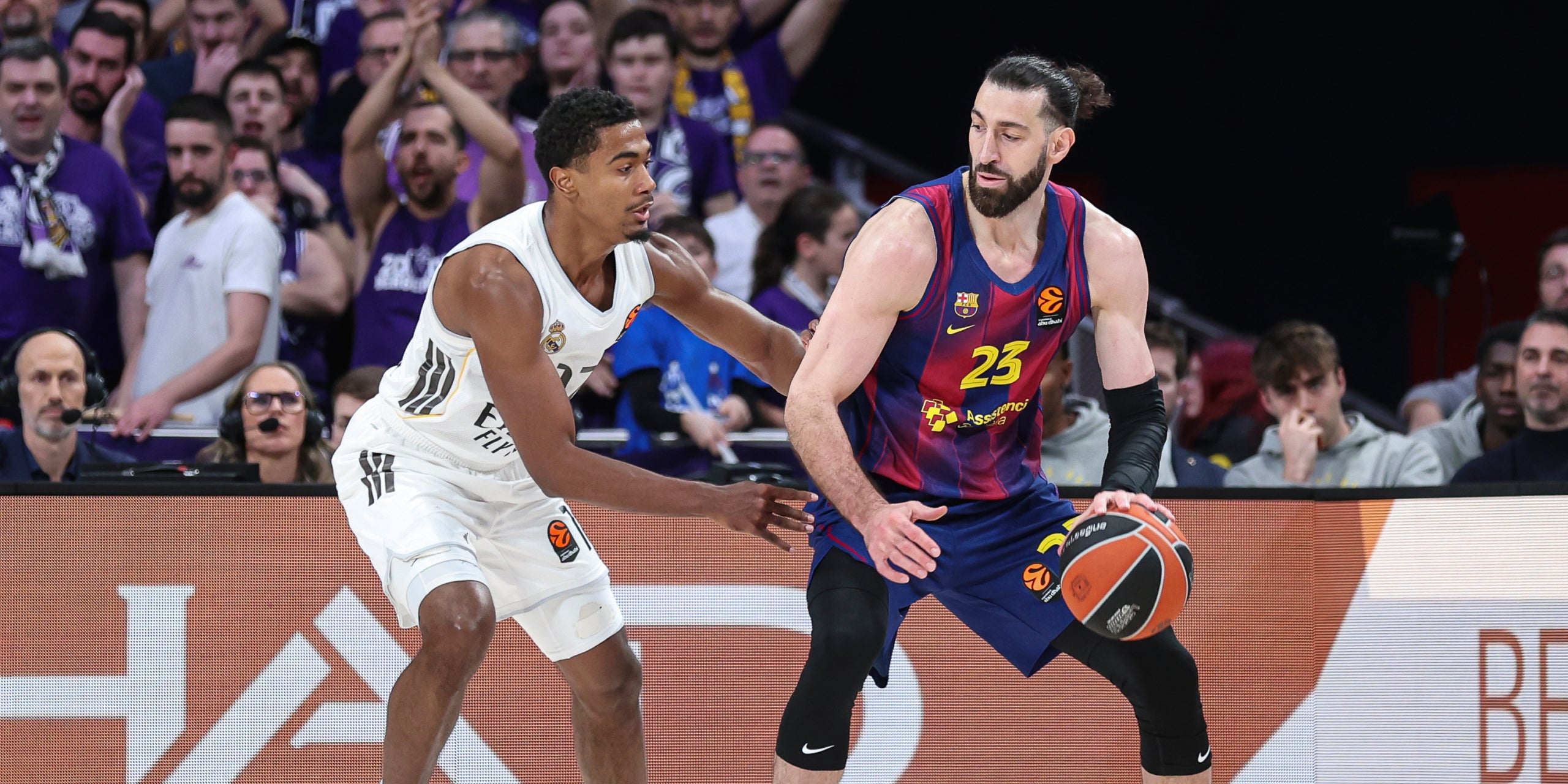 Toko Shengelia, durant el Madrid-Barça d'Eurolliga | Europa Press