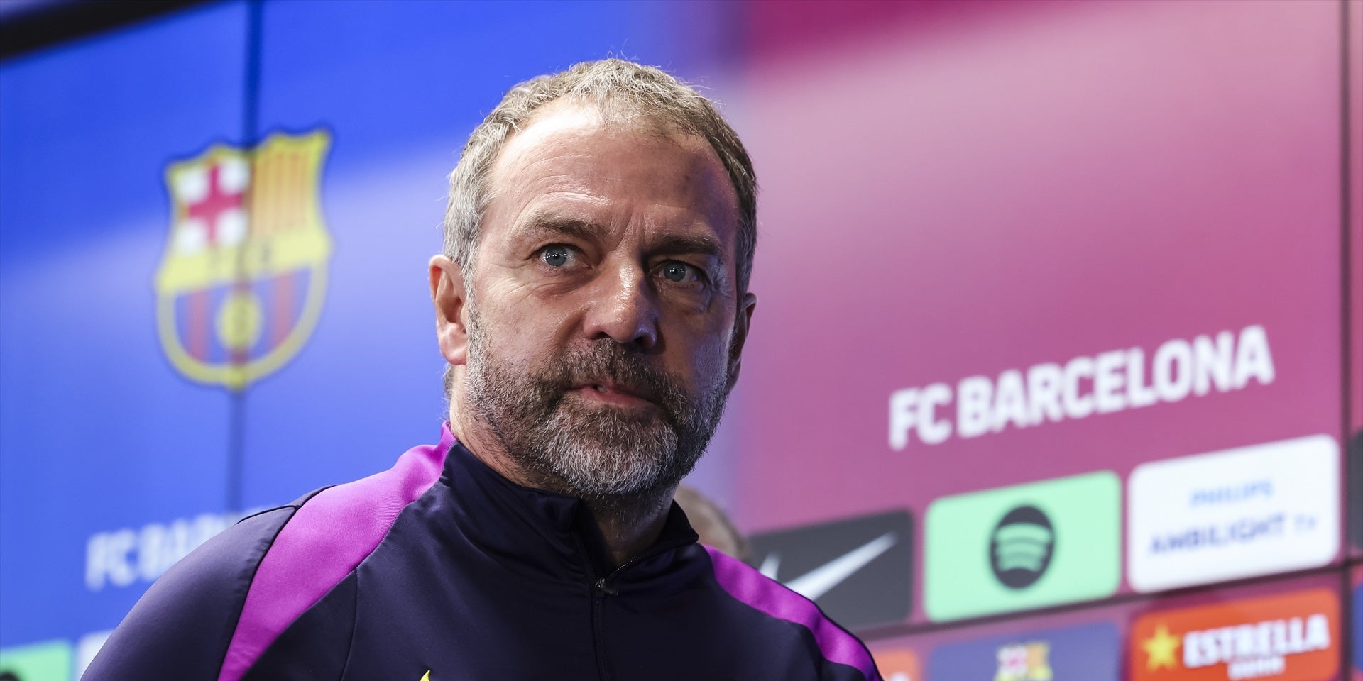 Hansi Flick en la rueda de prensa | Europa Press