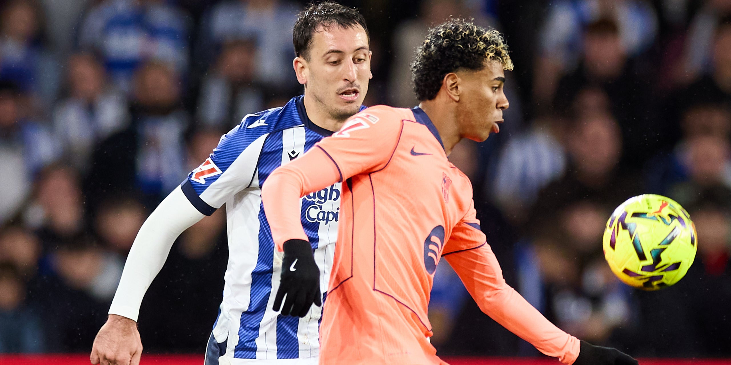 Lamine Yamal, durant el Reial Societat-Barça | Europa Press