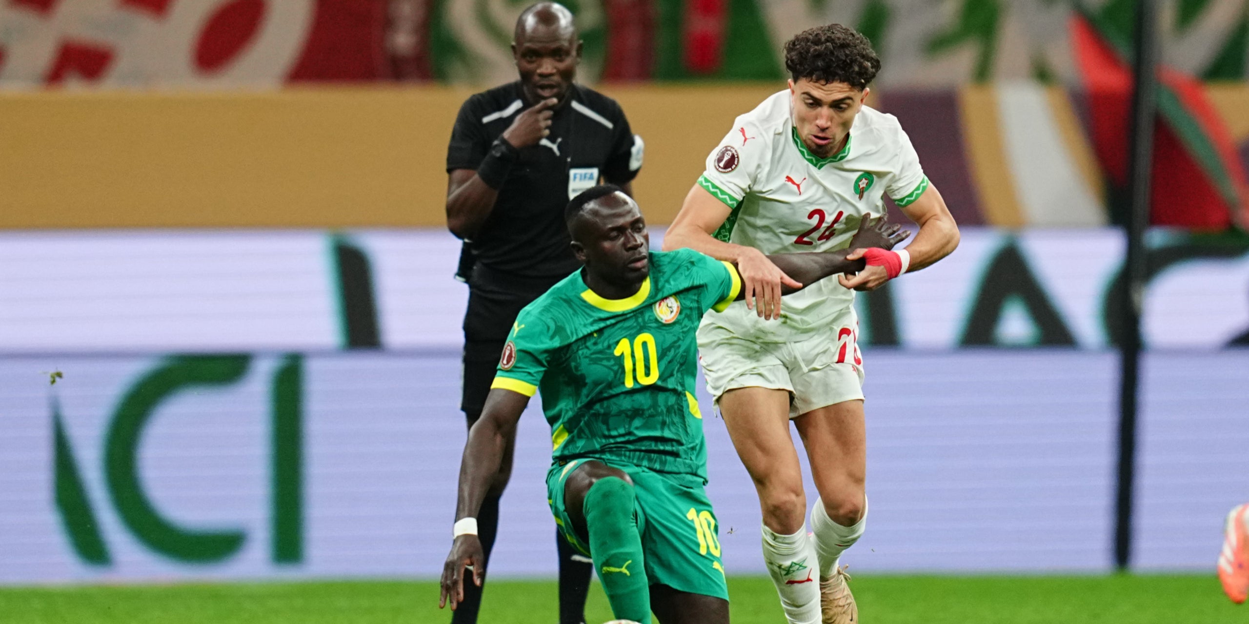 Sadio Mané, durant la final de la Copa Àfrica contra el Marroc | Europa Press