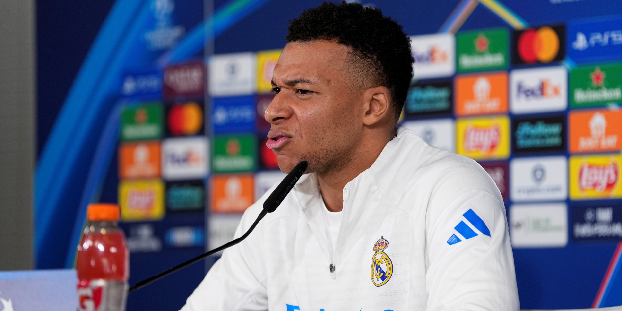 Kylian Mbappé, en roda de premsa | Europa Press