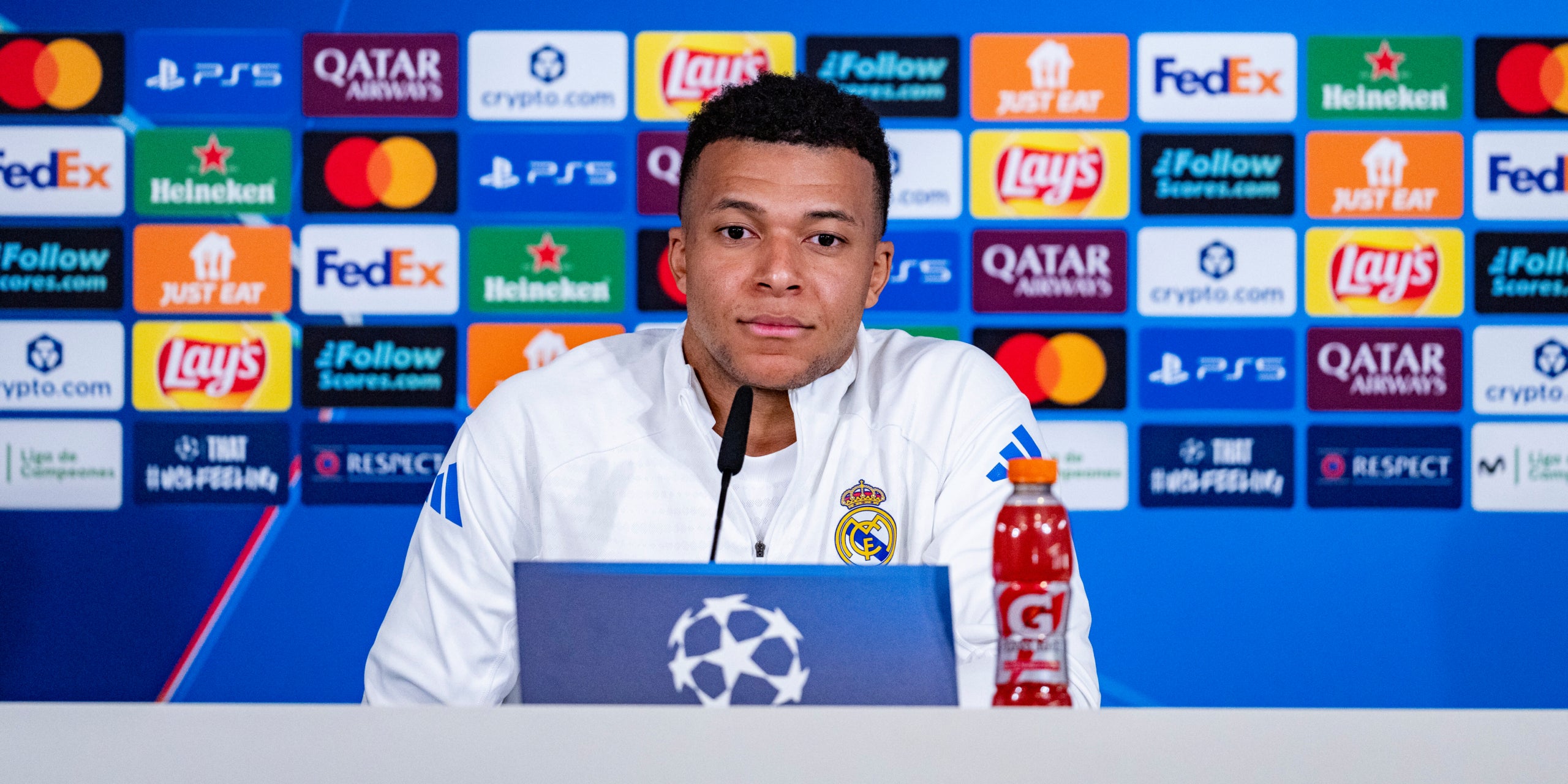 Kylian Mbappé, en roda de premsa | Europa Press