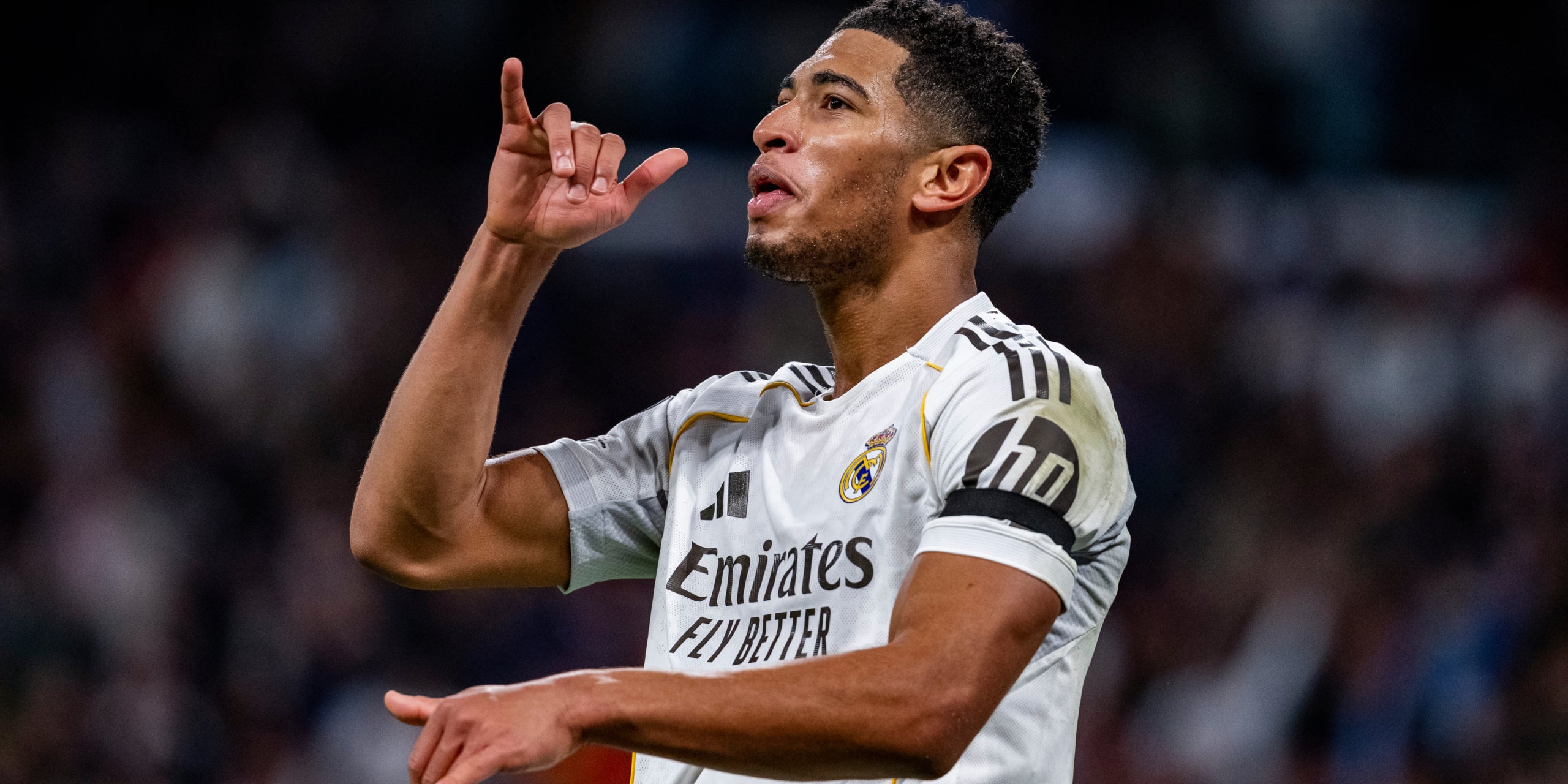 Jude Bellingham, celebrant el seu gol contra el Mònaco a la Champions | Europa Press