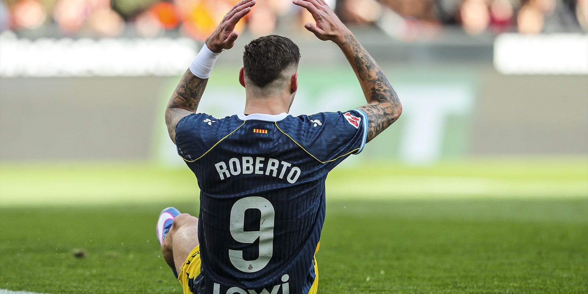 Roberto durant el València - Espanyol | Europa Press