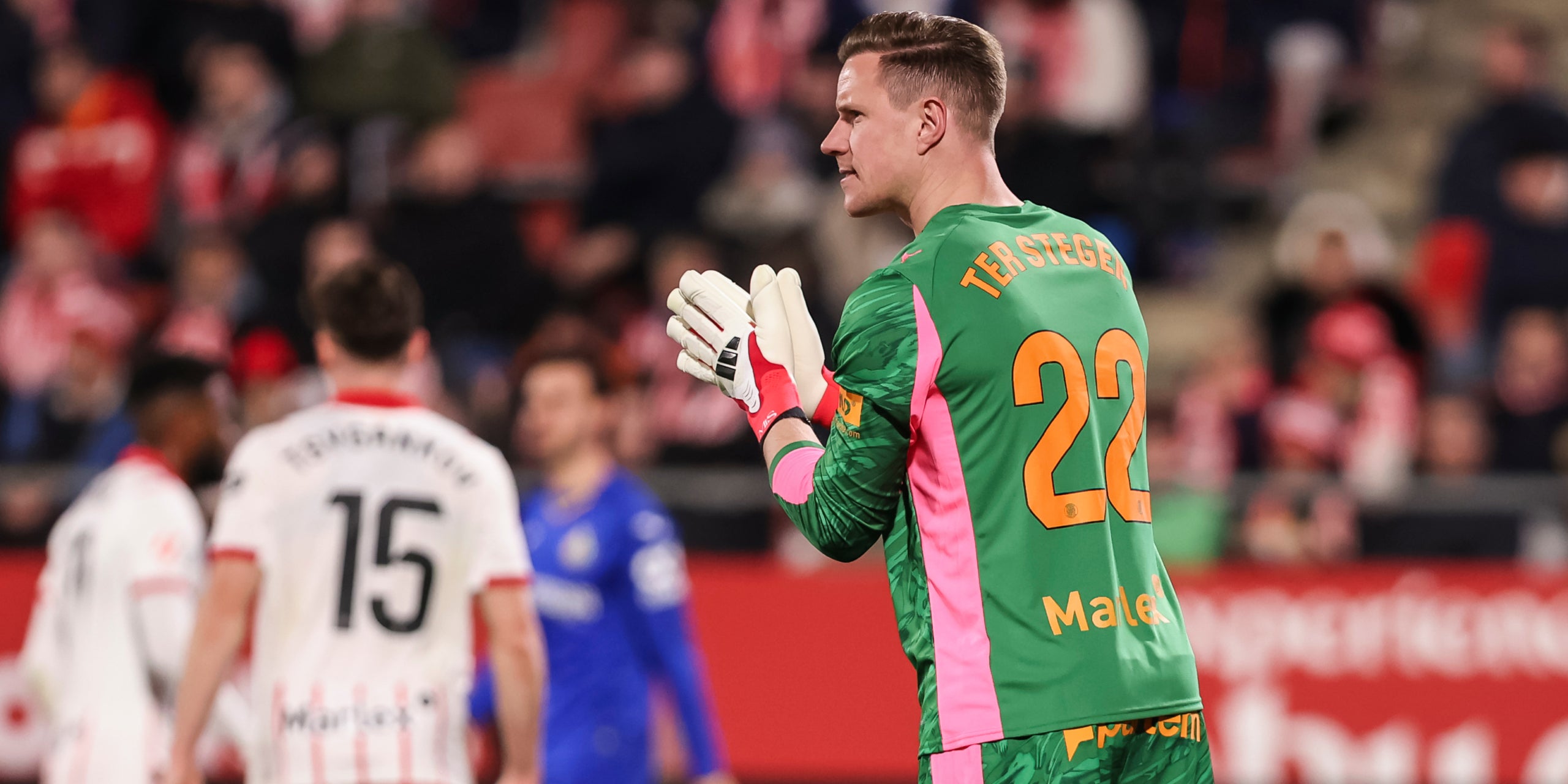 Marc-André ter Stegen, en el seu debut amb el Girona | Europa Press