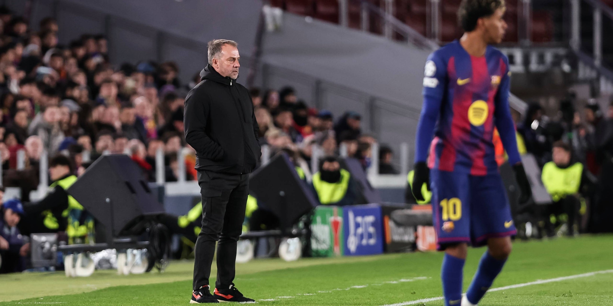 Hansi Flick, durant el Barça-Copenhaguen | Europa Press