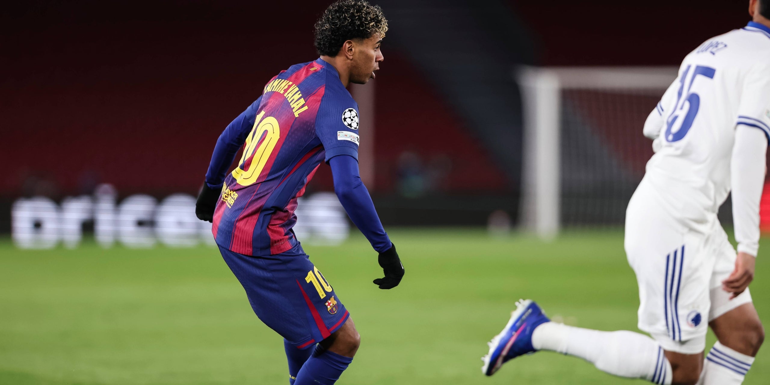 Lamine Yamal, durant el Barça-Copenhaguen | Europa Press