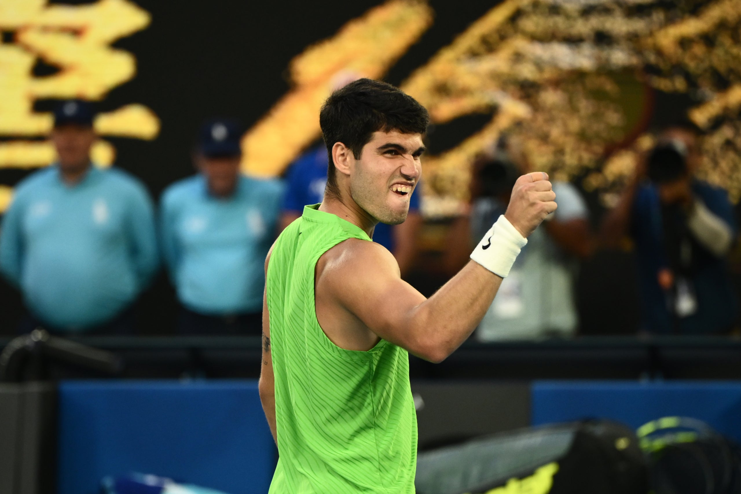 Carlos Alcaraz, després de derrotar Zverev | Europa Press