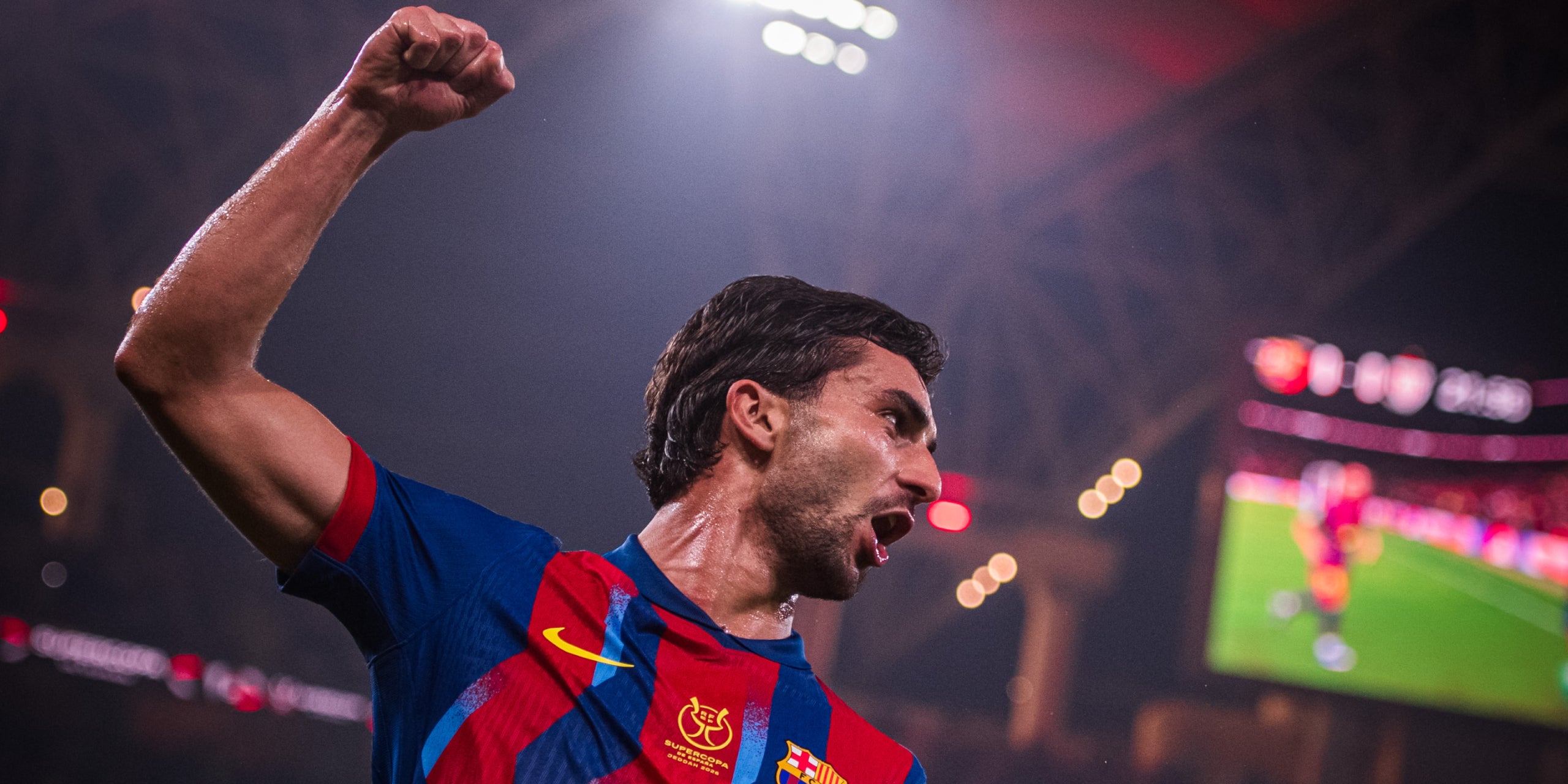 Ferran Torres, celebrant un gol contra l'Athletic Club | FC Barcelona