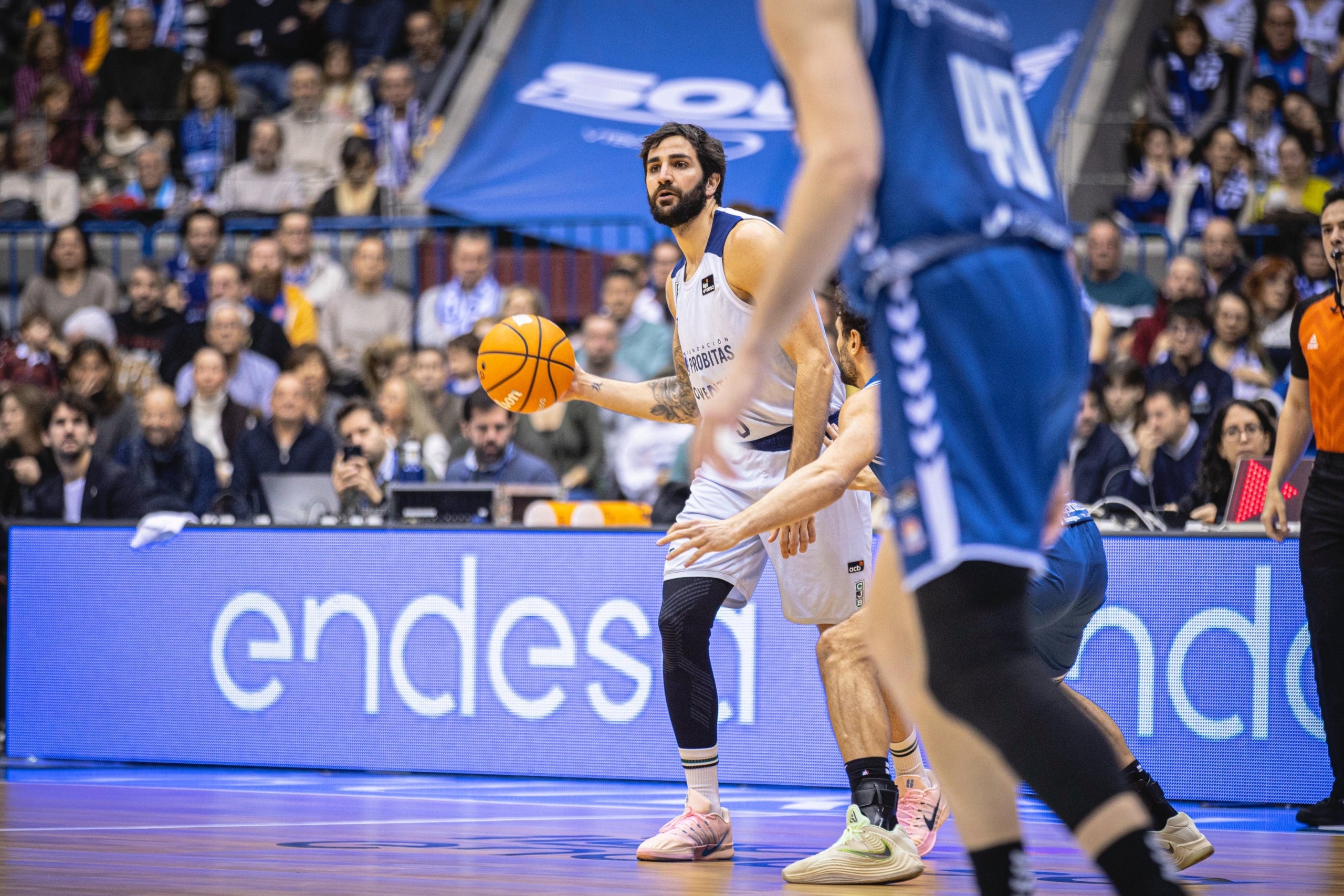 Ricky Rubio, durant el partit de la Penya a Burgos | Club Joventut Badalona
