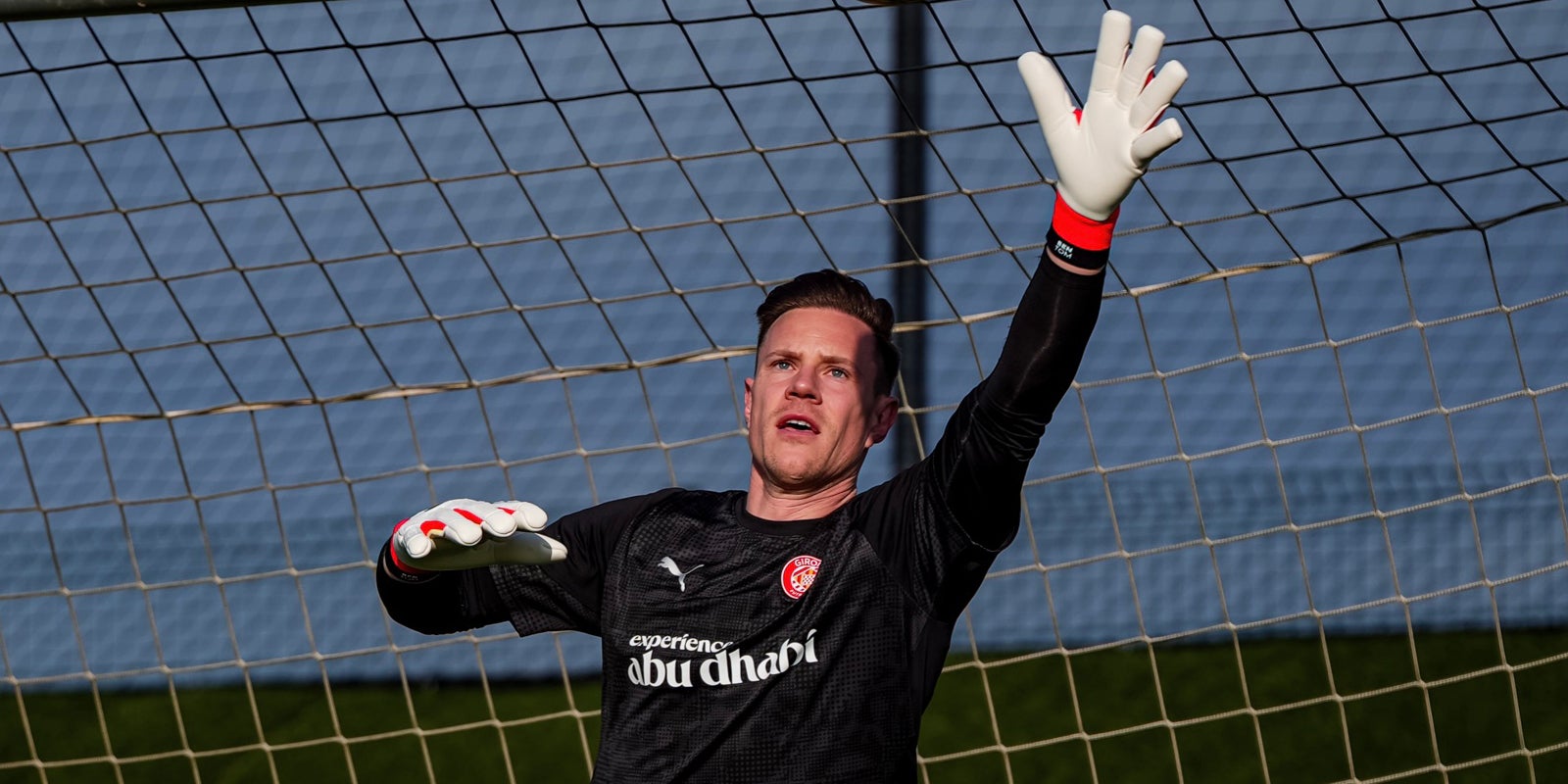 Ter Stegen, durant un entrenament amb el Girona | Girona FC