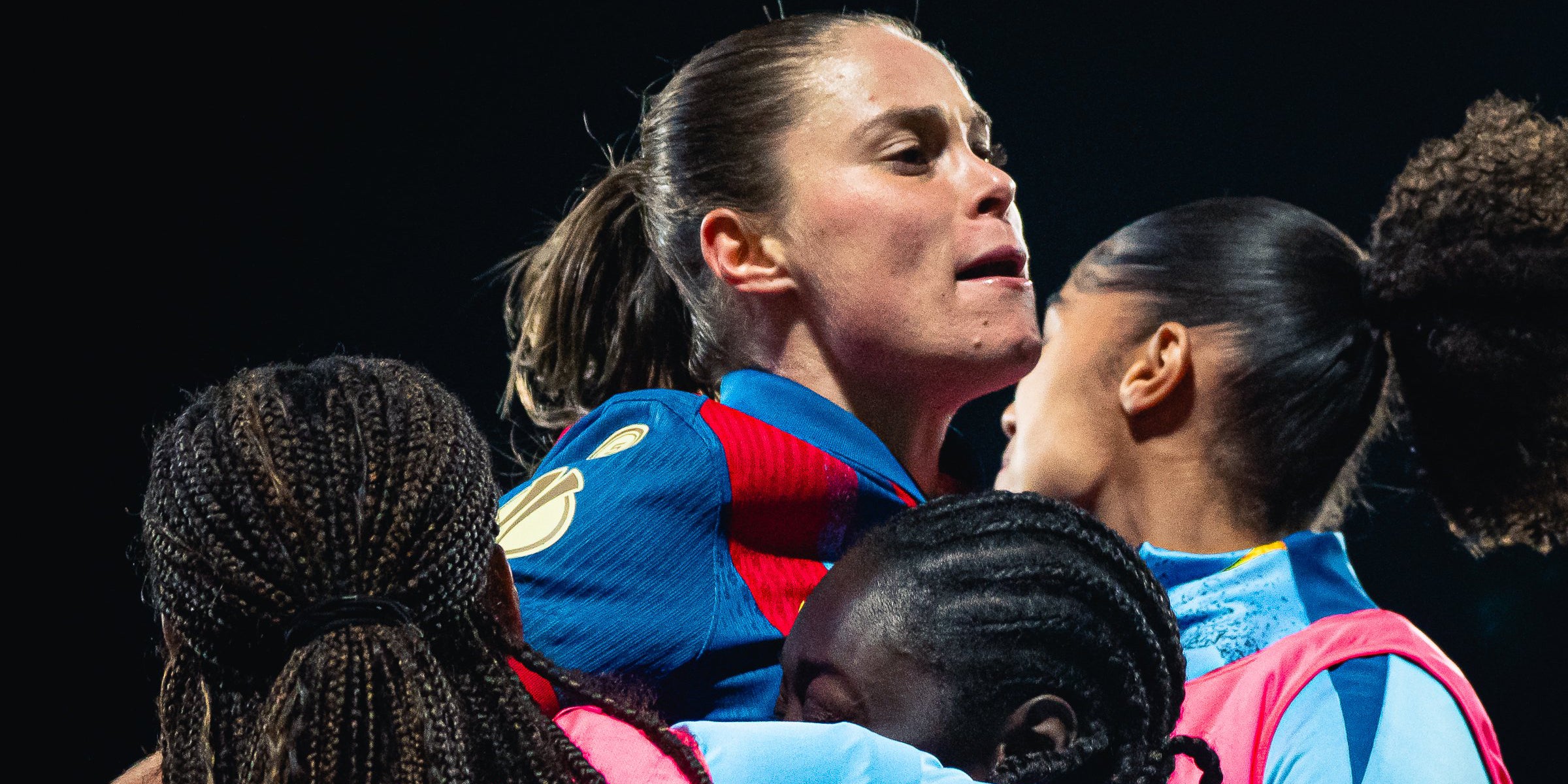 Ewa Pajor, celebrant el seu gol contra l'Athletic a la semifinal de la Supercopa | FC Barcelona