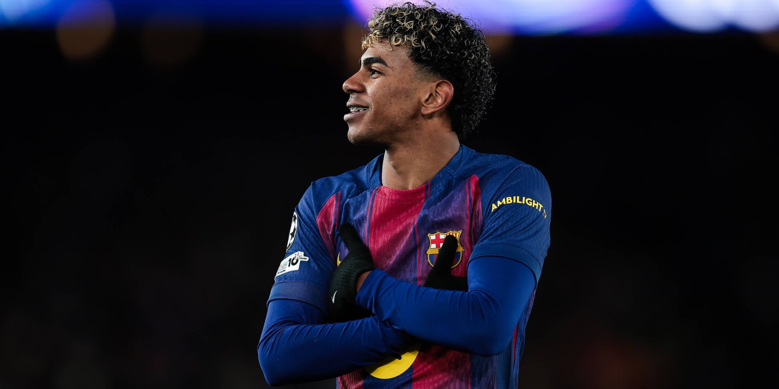 Lamine Yamal, celebrando su gol contra el Copenhague | FC Barcelona