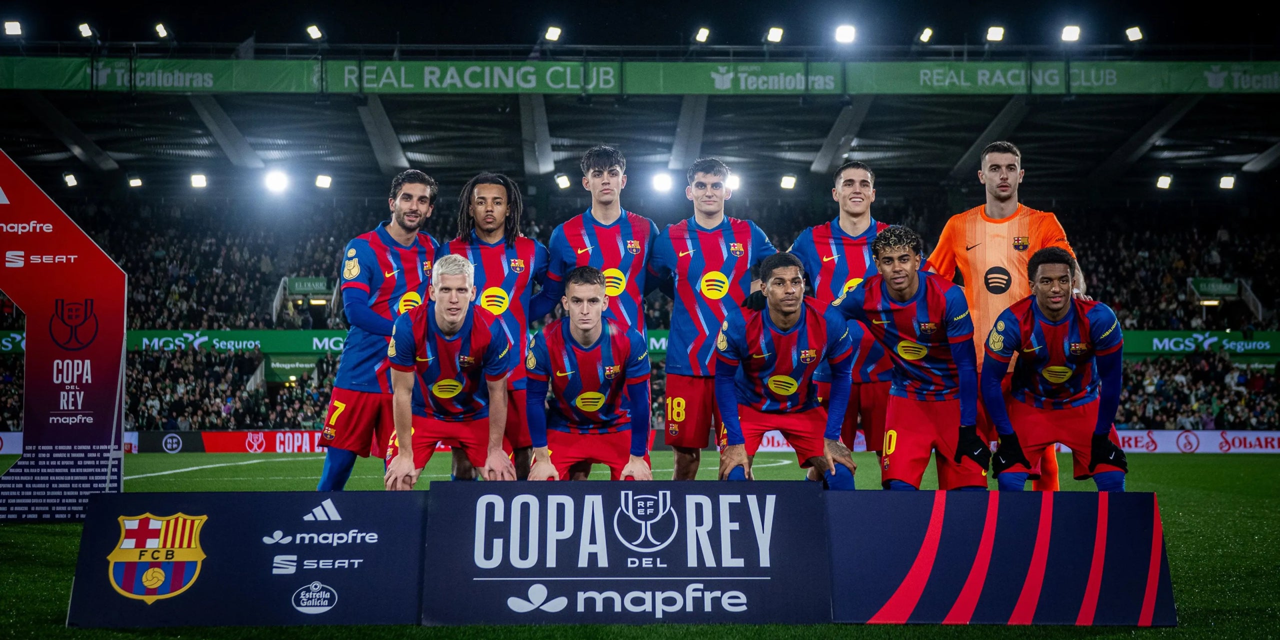 L'onze titular del Barça, en el partit de Copa contra el Racing de Santander | FC Barcelona