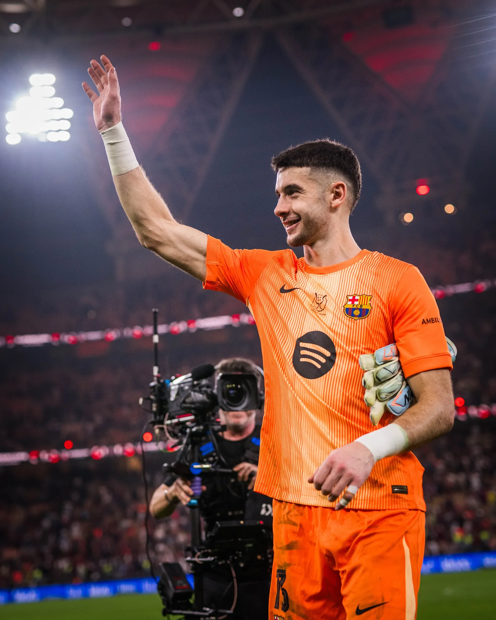 Joan Garcia, després de la semifinal contra l'Athletic Club | FC Barcelona