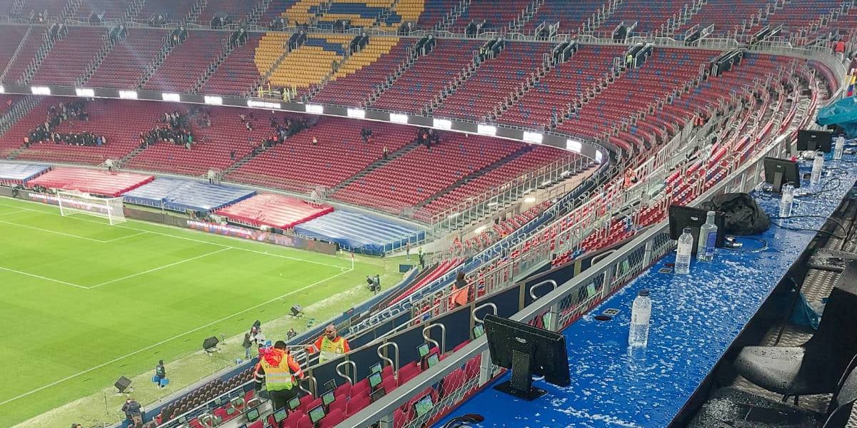 Una de les tribunes de premsa de l'Spotify Camp Nou | Món Esport