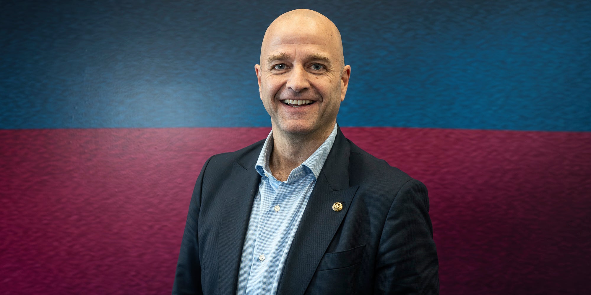 Xavi Vilajoana, precandidat a les eleccions a la presidència del Barça, durant la seva entrevista amb Món Esport | Mireia Comas