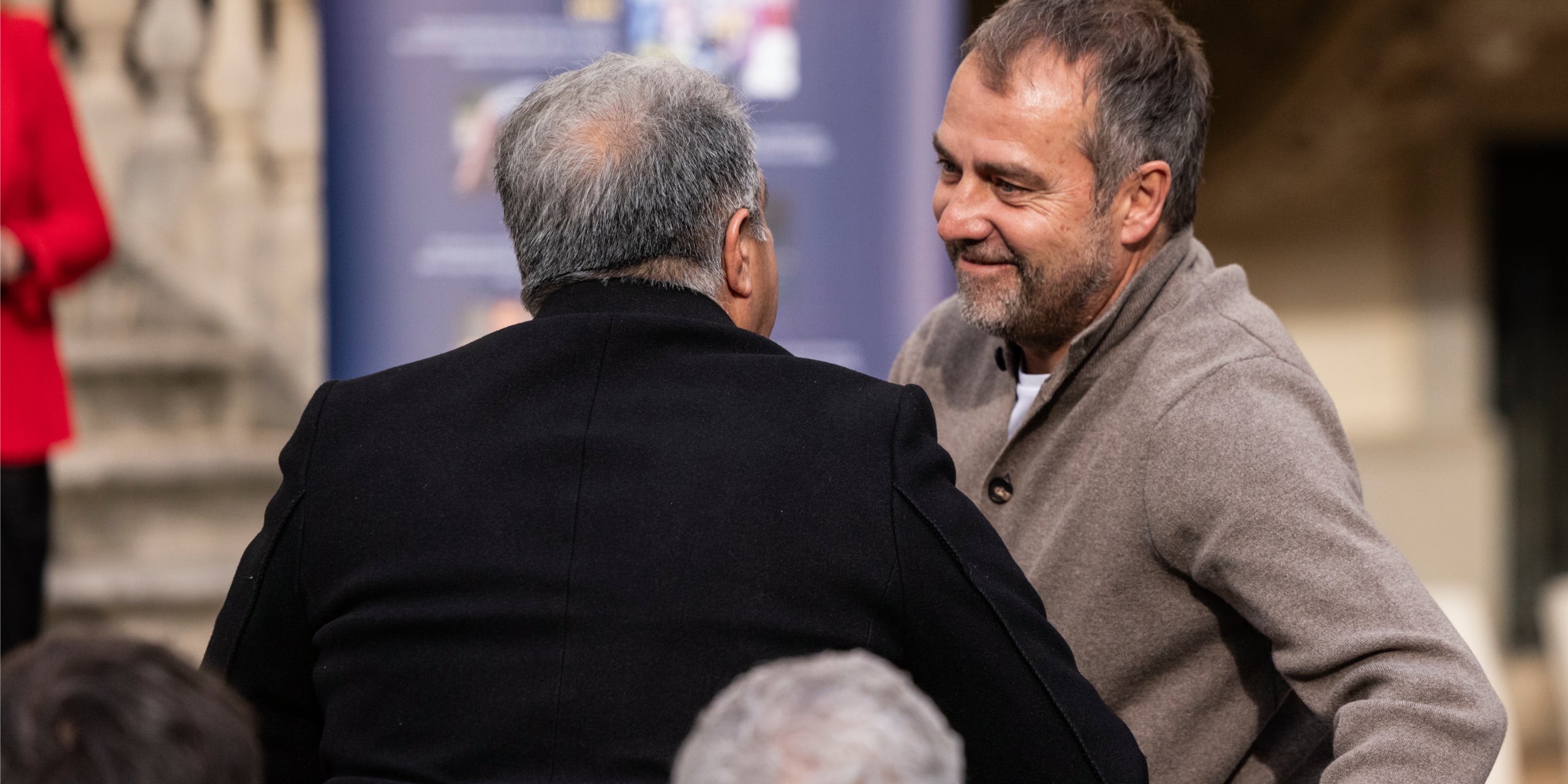 Joan Laporta i Hansi Flick, en una imatge d'arxiu | Europa Press