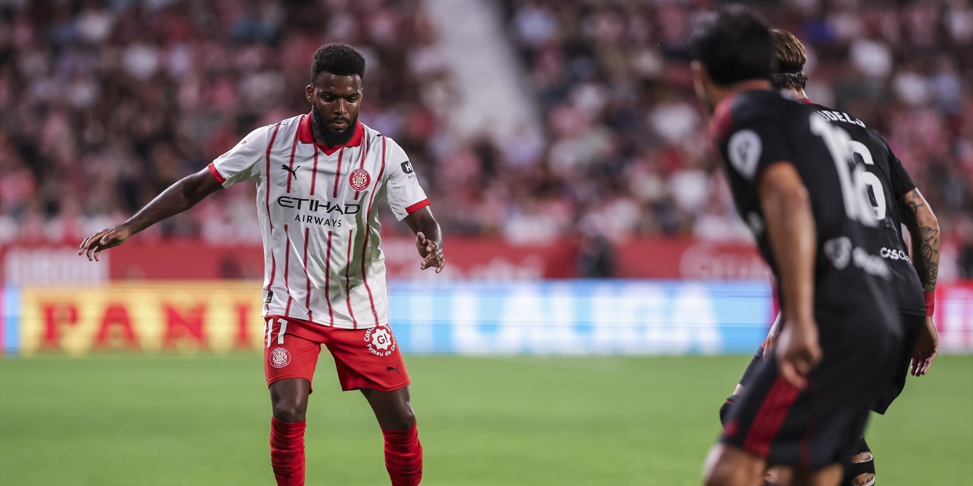 Girona - Sevilla en la jornada d'anada de la Lliga EA Sports