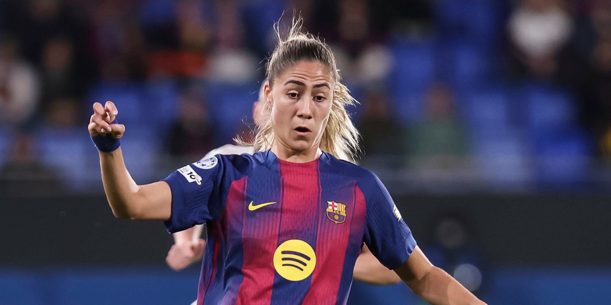 Laia Aleixandri, durant un partit amb el Barça | Europa Press