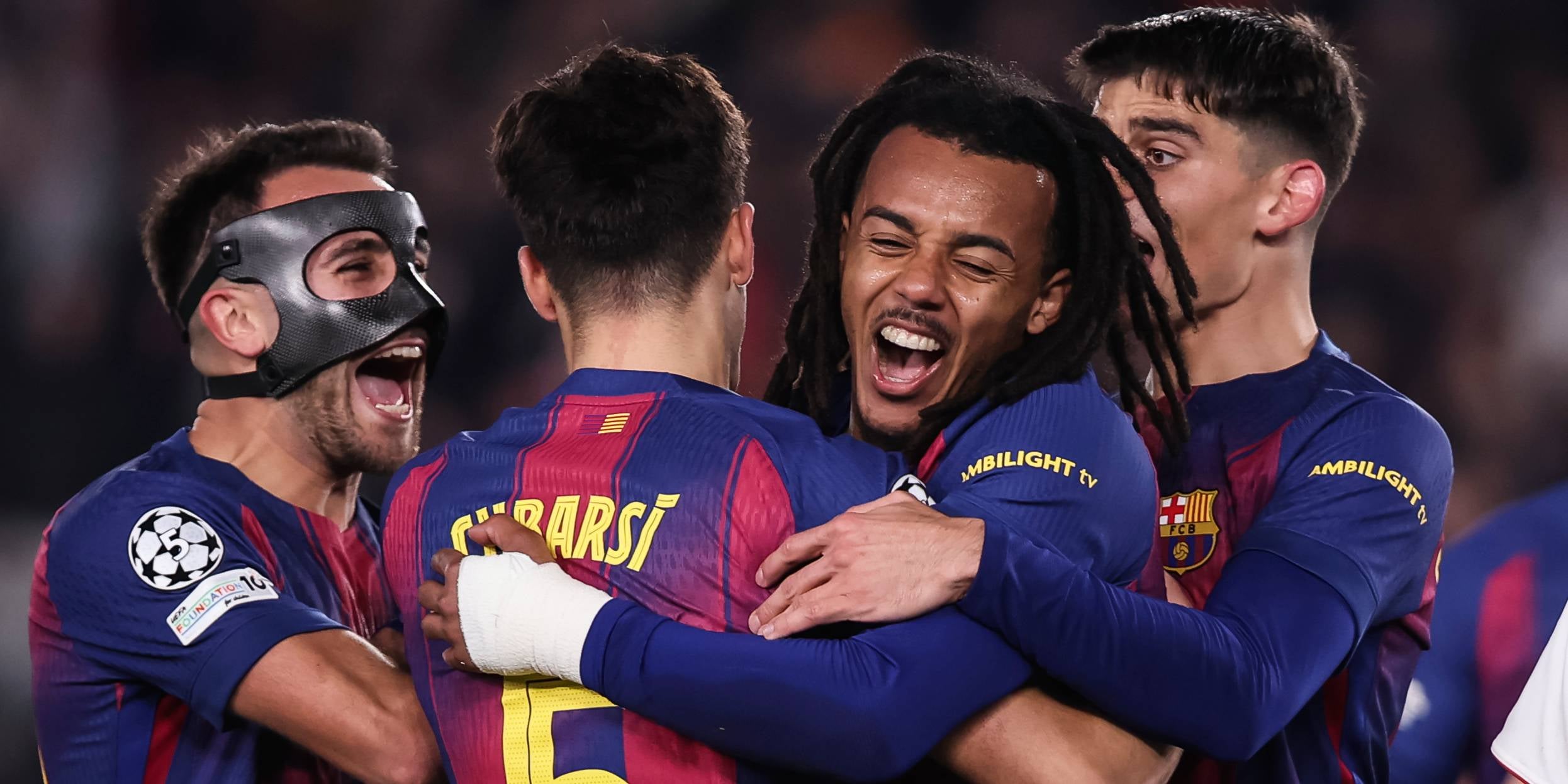 Jules Kounde, celebrando un gol con el Barça | Europa Press