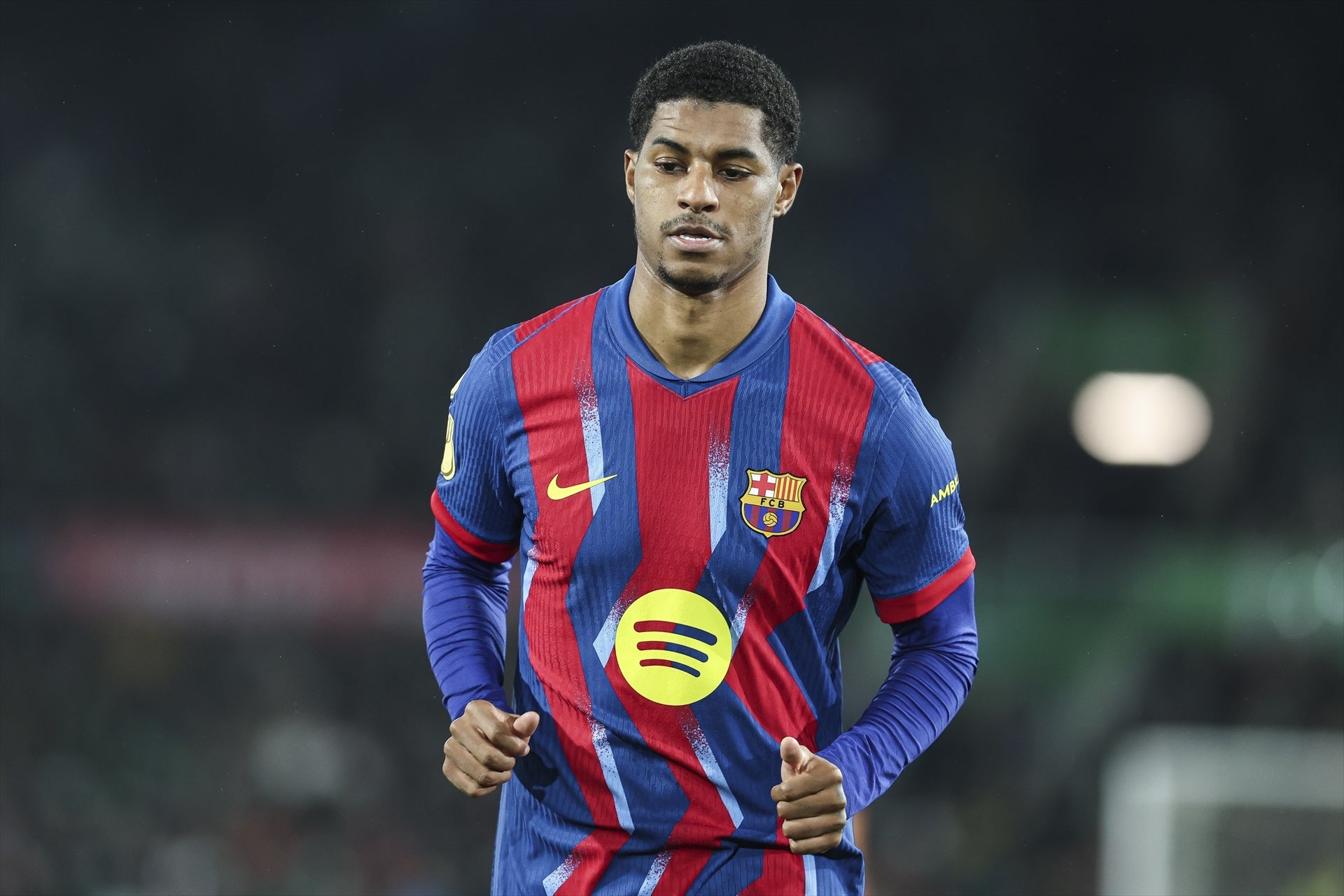 Marcus Rashford durant un partit del Barça | Europa Press