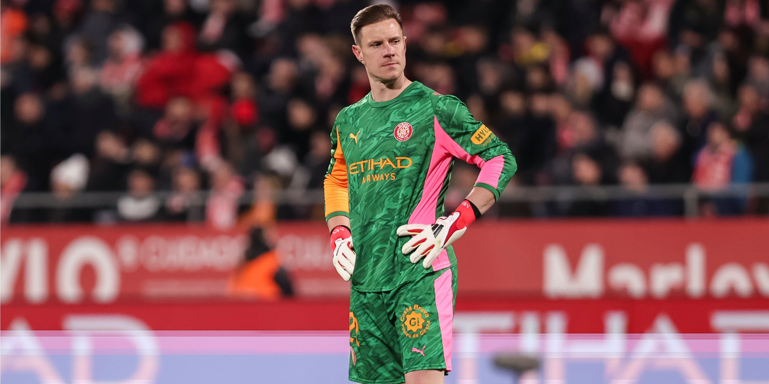 Marc-André ter Stegen, el dia del seu debut amb el Girona | Europa Press