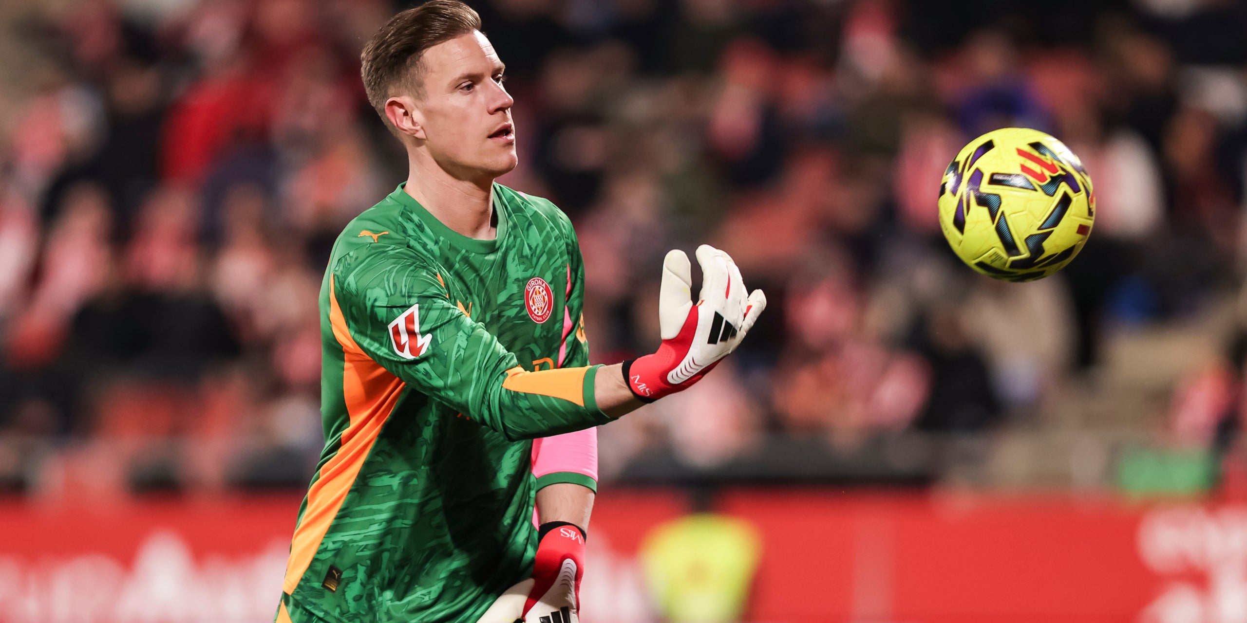 Ter Stegen, durant un partit amb el Girona | Europa Press