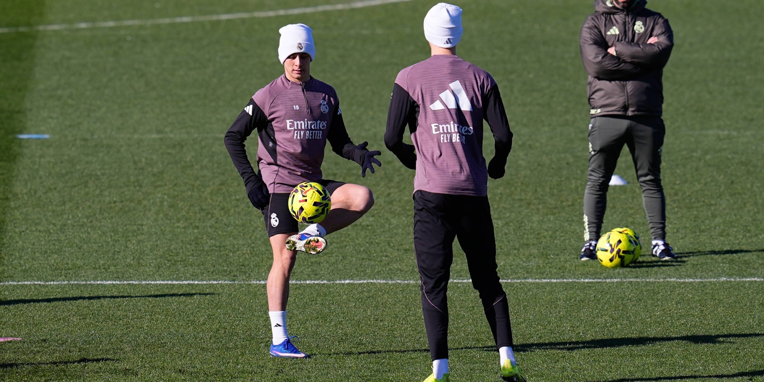 Arda Güler, durant un entrenament del Reial Madrid | Europa Press