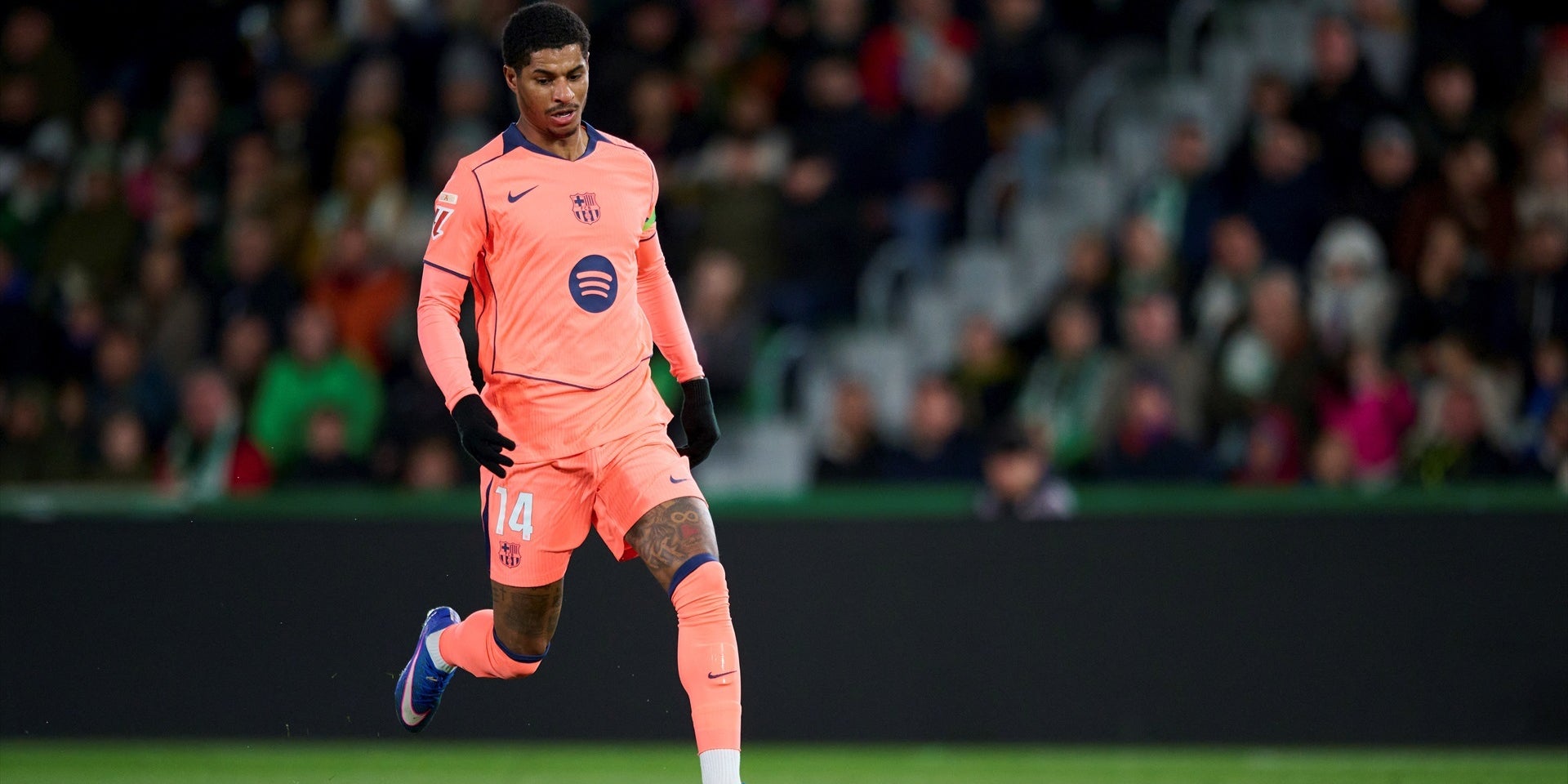 Marcus Rashford durant un partit del Barça | Europa Press