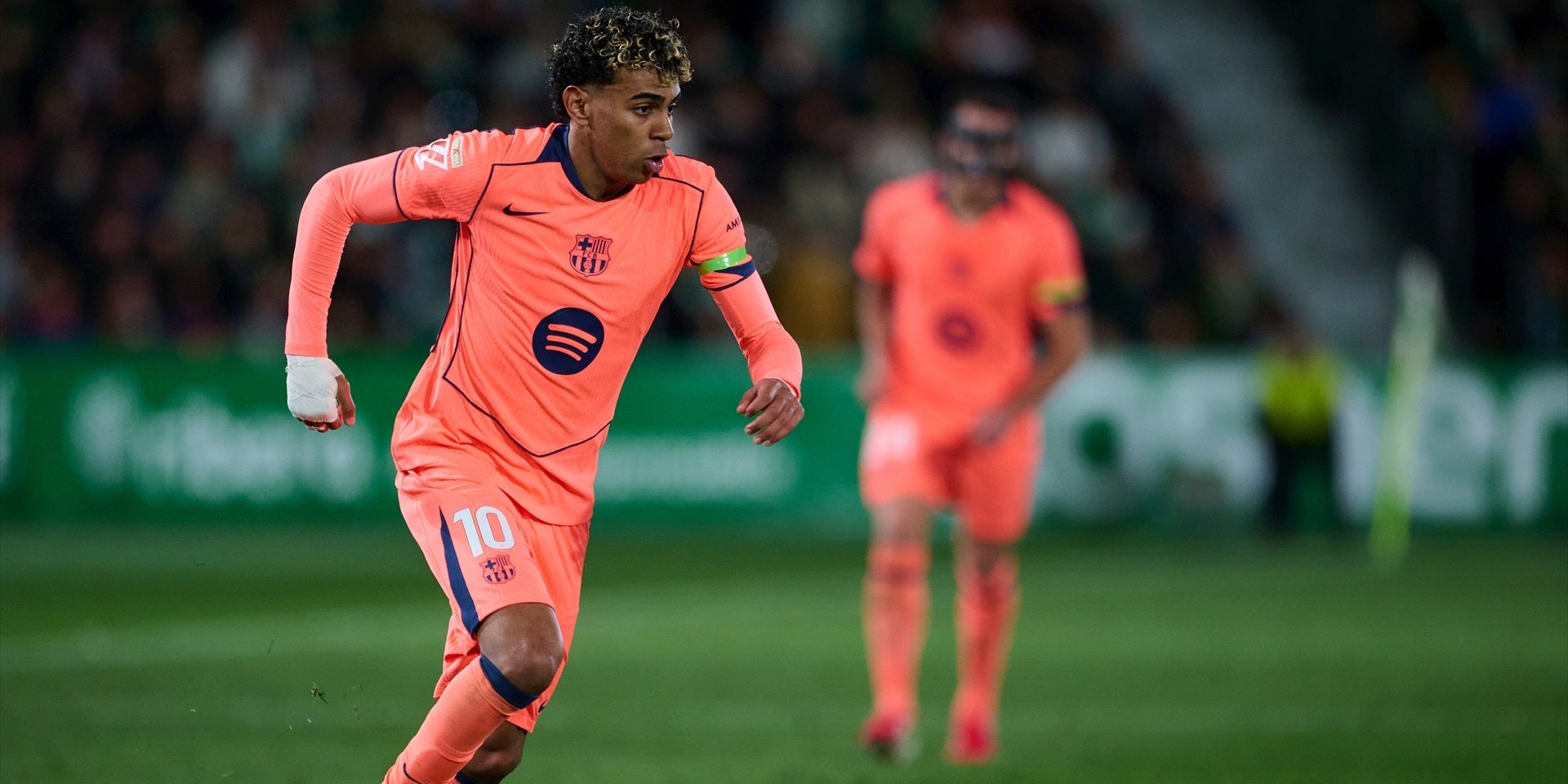 Lamine Yamal durant la victòria contra l'Elx | Europa Press