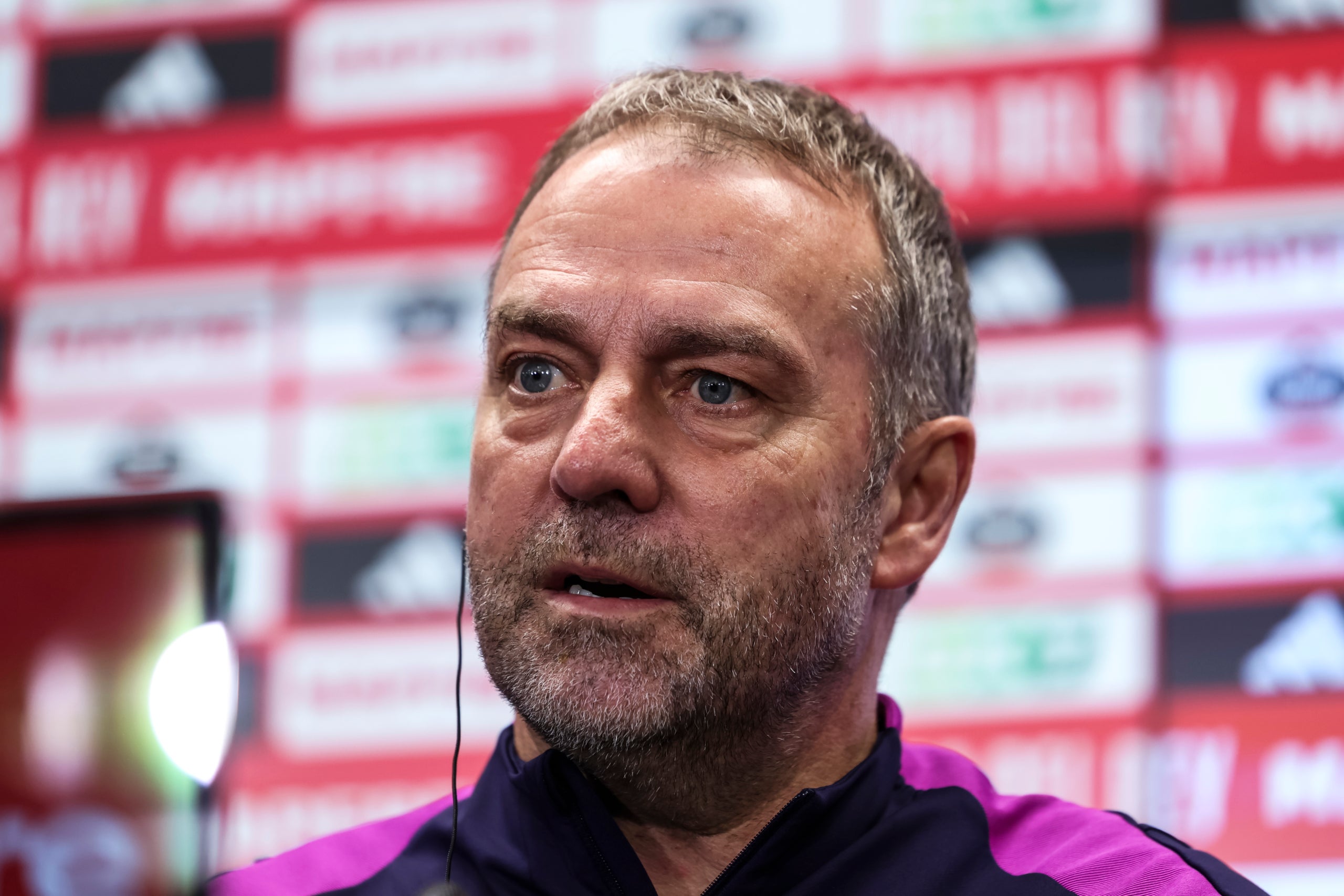 Hansi Flick, entrenador del Barça, en roda de premsa | Europa Press