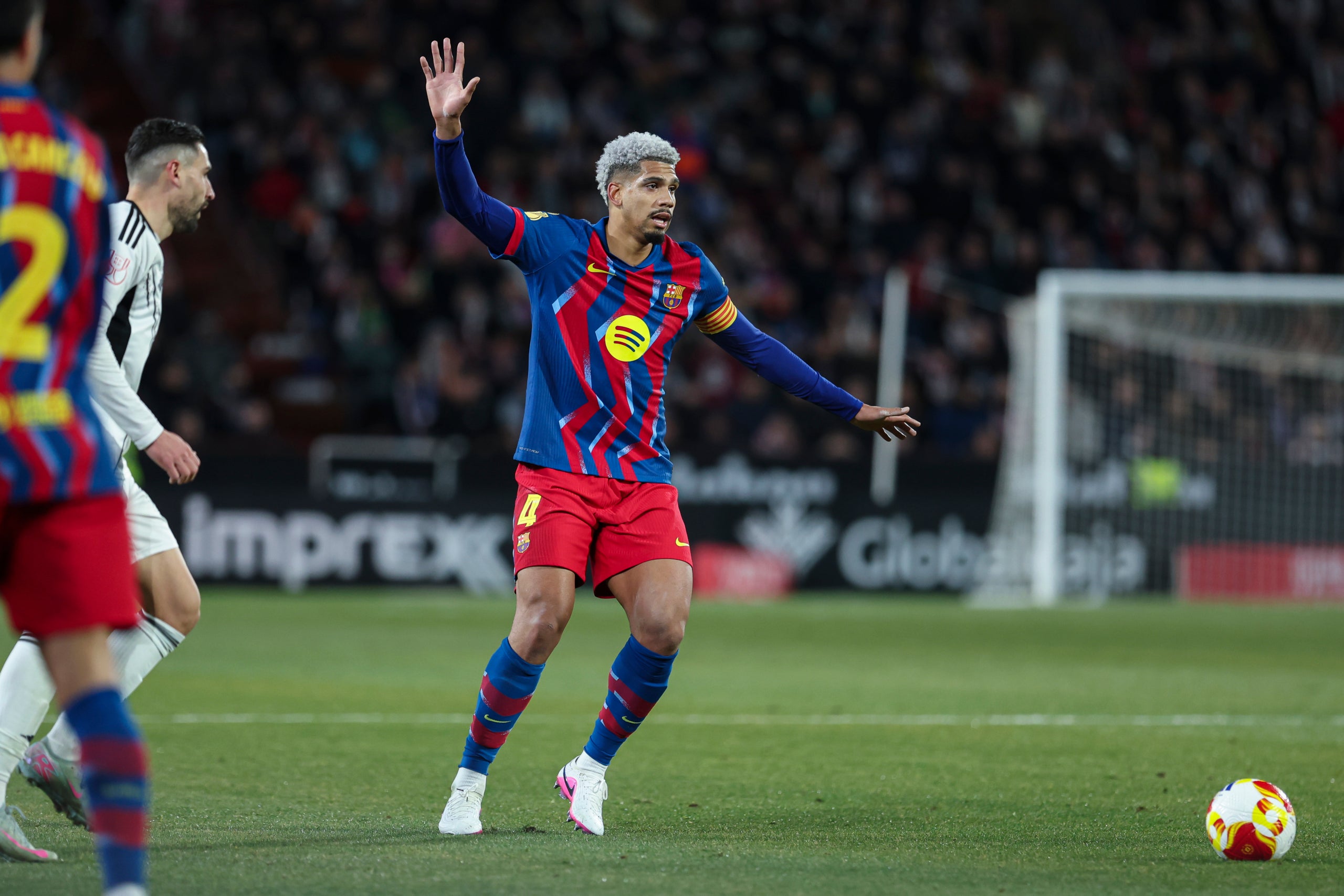 Ronald Araujo, durant l'Albacete-Barça | Europa Press