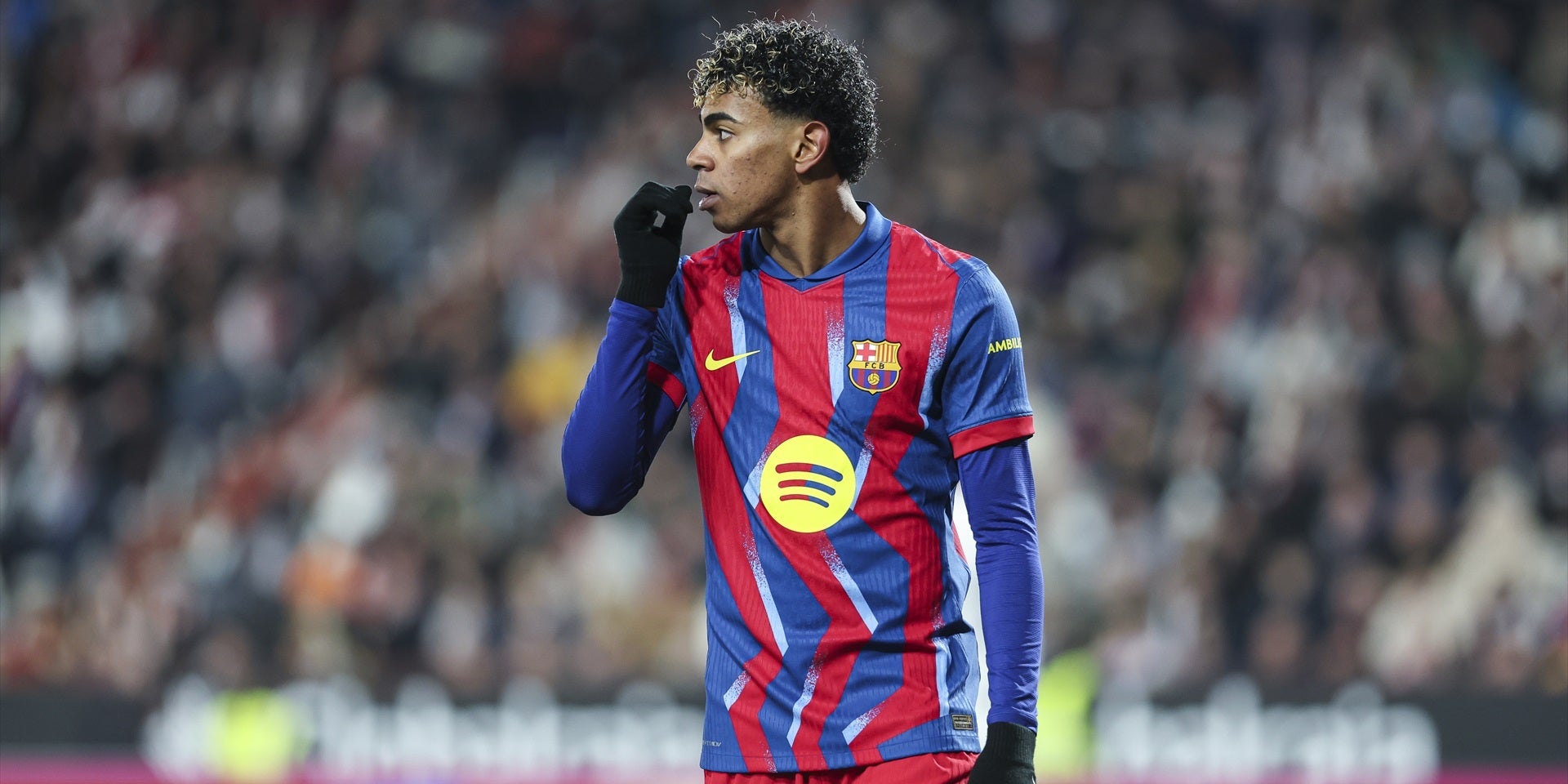 Lamine Yamal en un partit del FC Barcelona | Europa Press
