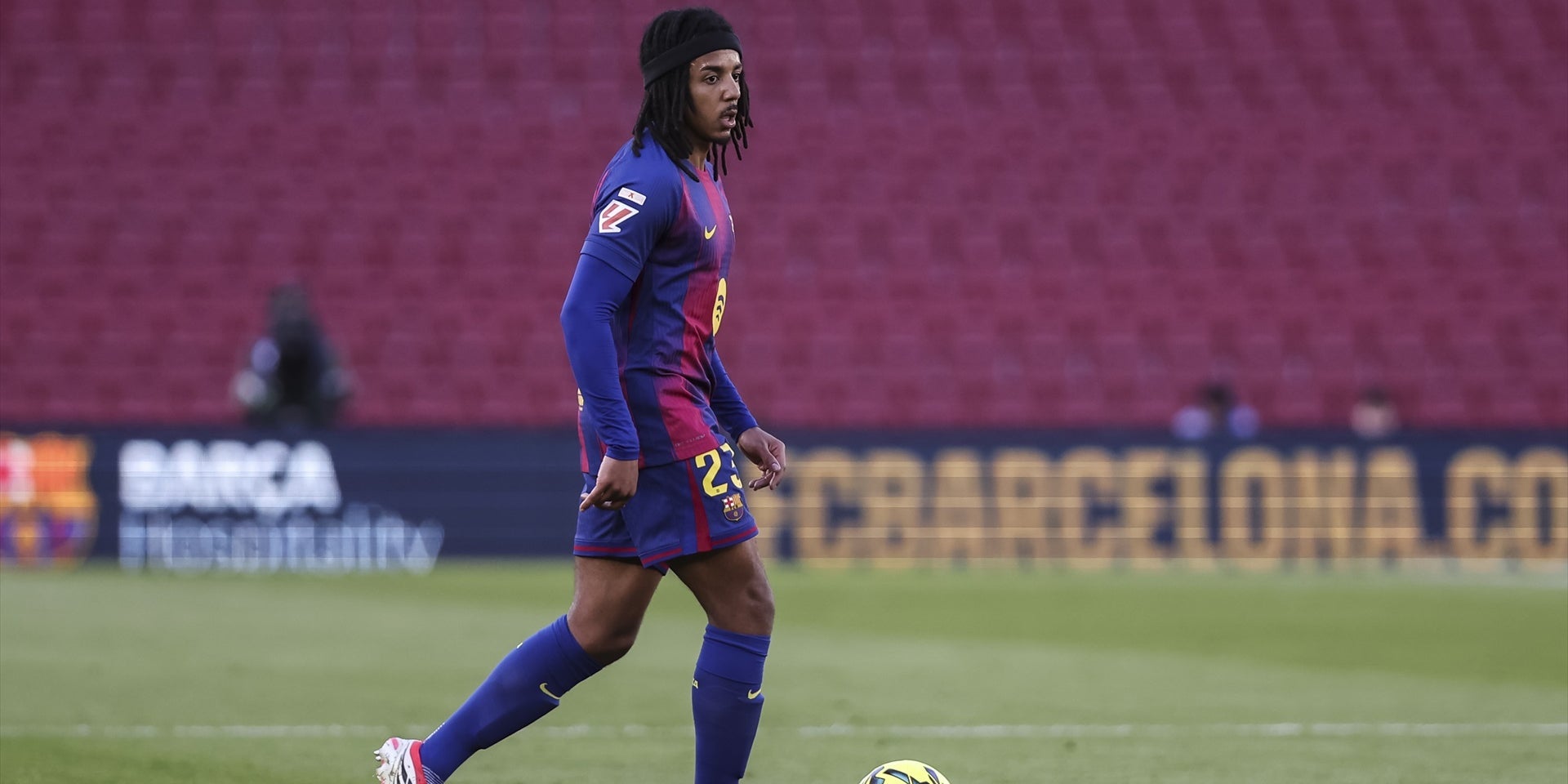 Jules Koundé durant el Barça - Mallorca | Europa Press