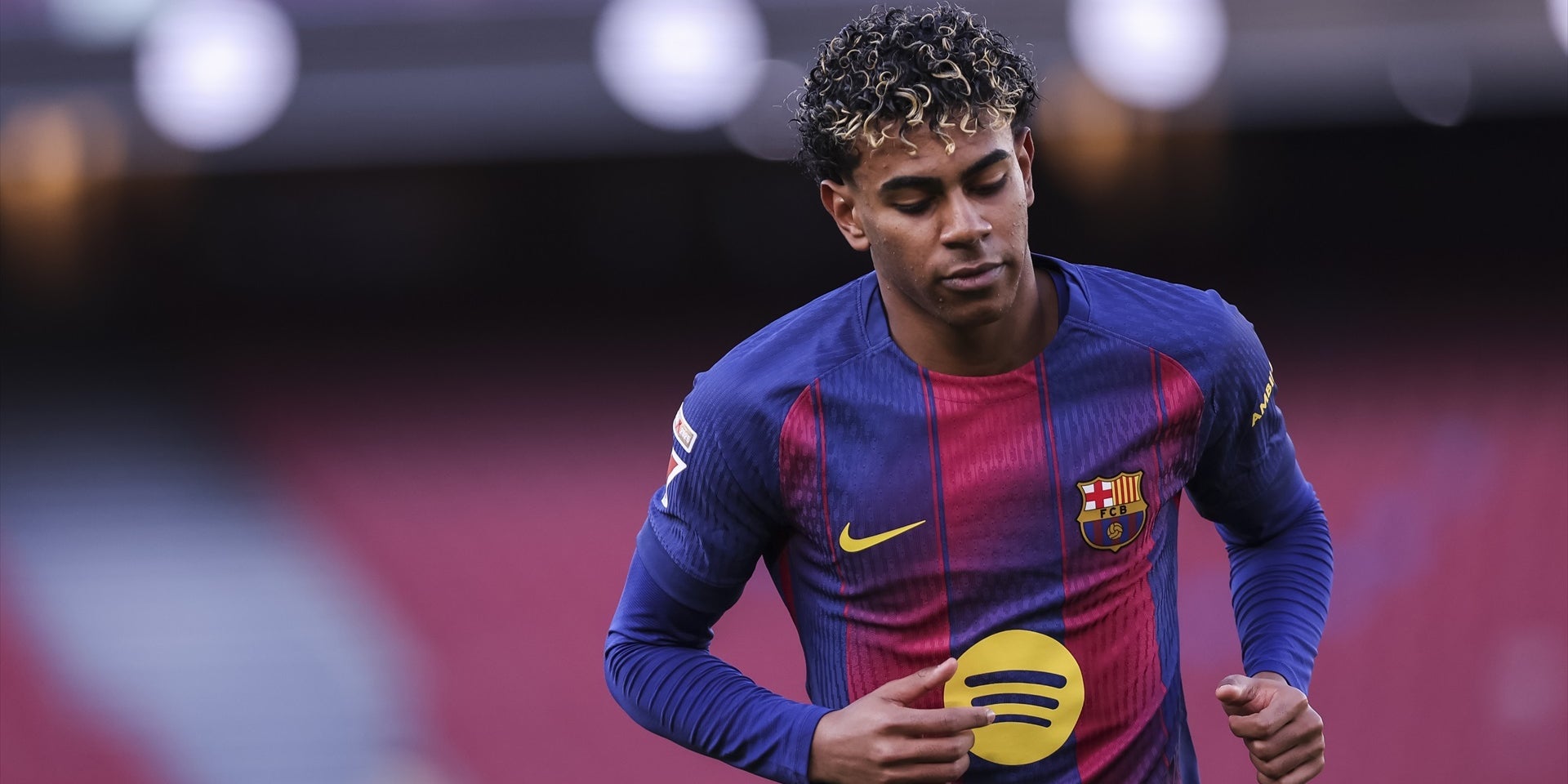 Lamine Yamal durant el partit contra el Mallorca | Europa Press